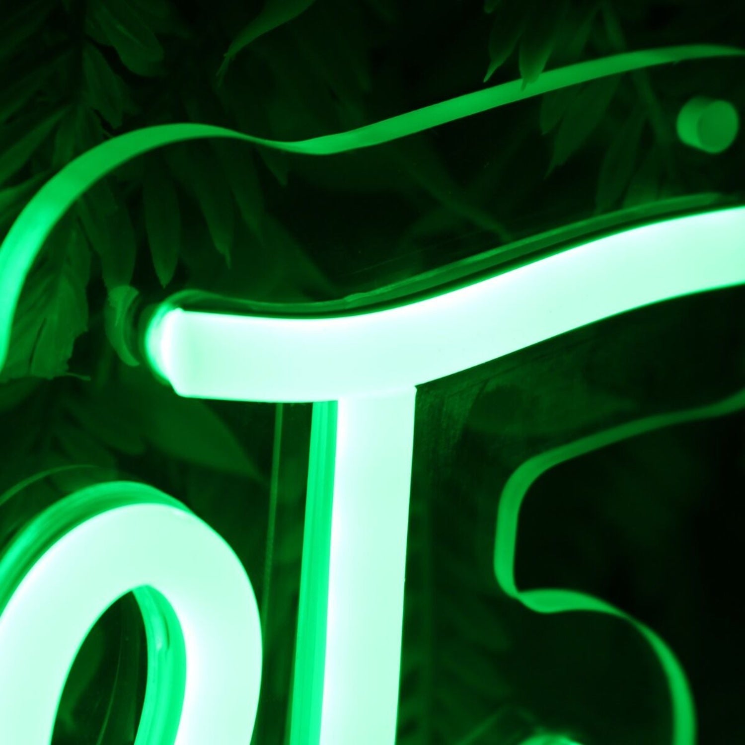 M And F Green Led Neon Sign - Shineneon