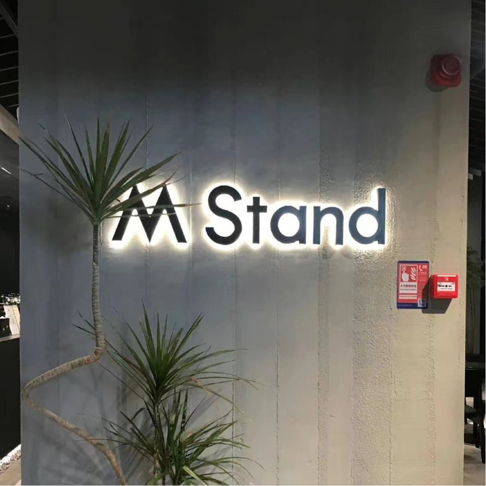 M Stand 3D Backlit Channel Letters Led Light Sign - Shineneon
