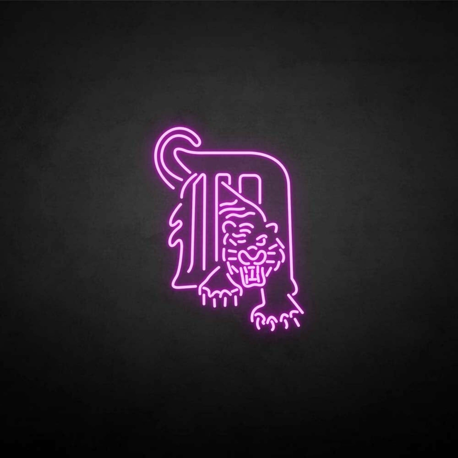 M Tiger Led Neon Sign - Shineneon