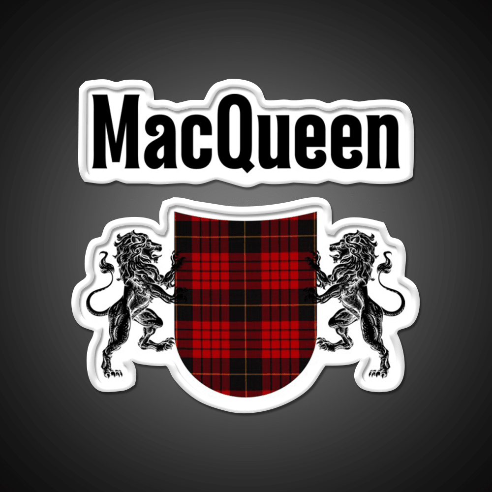 Macqueen Clan Scottish Name Whiskey Drink Bar Led Neon Sign Rgb Color - Shineneon