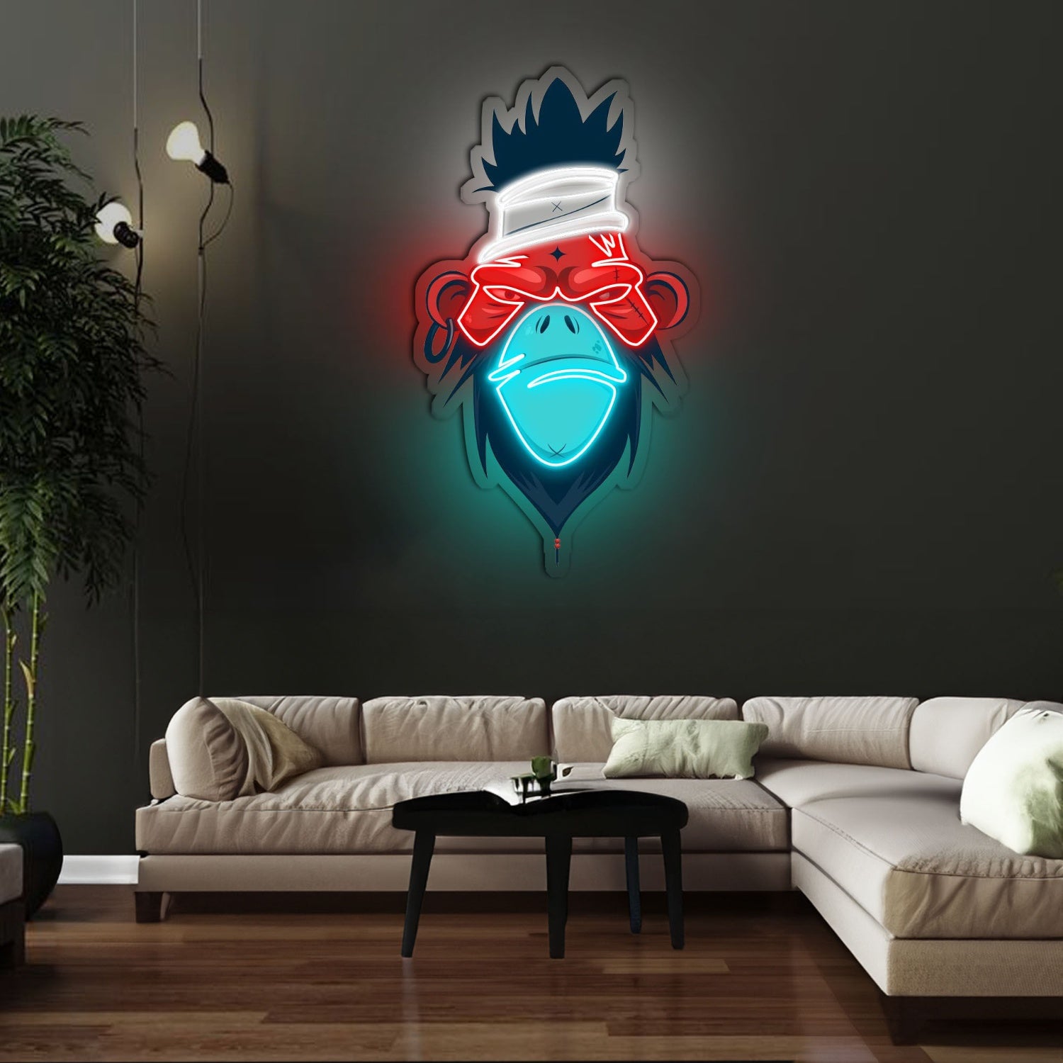 Mad Monkey Neon X Acrylic Artwork | Shineneon