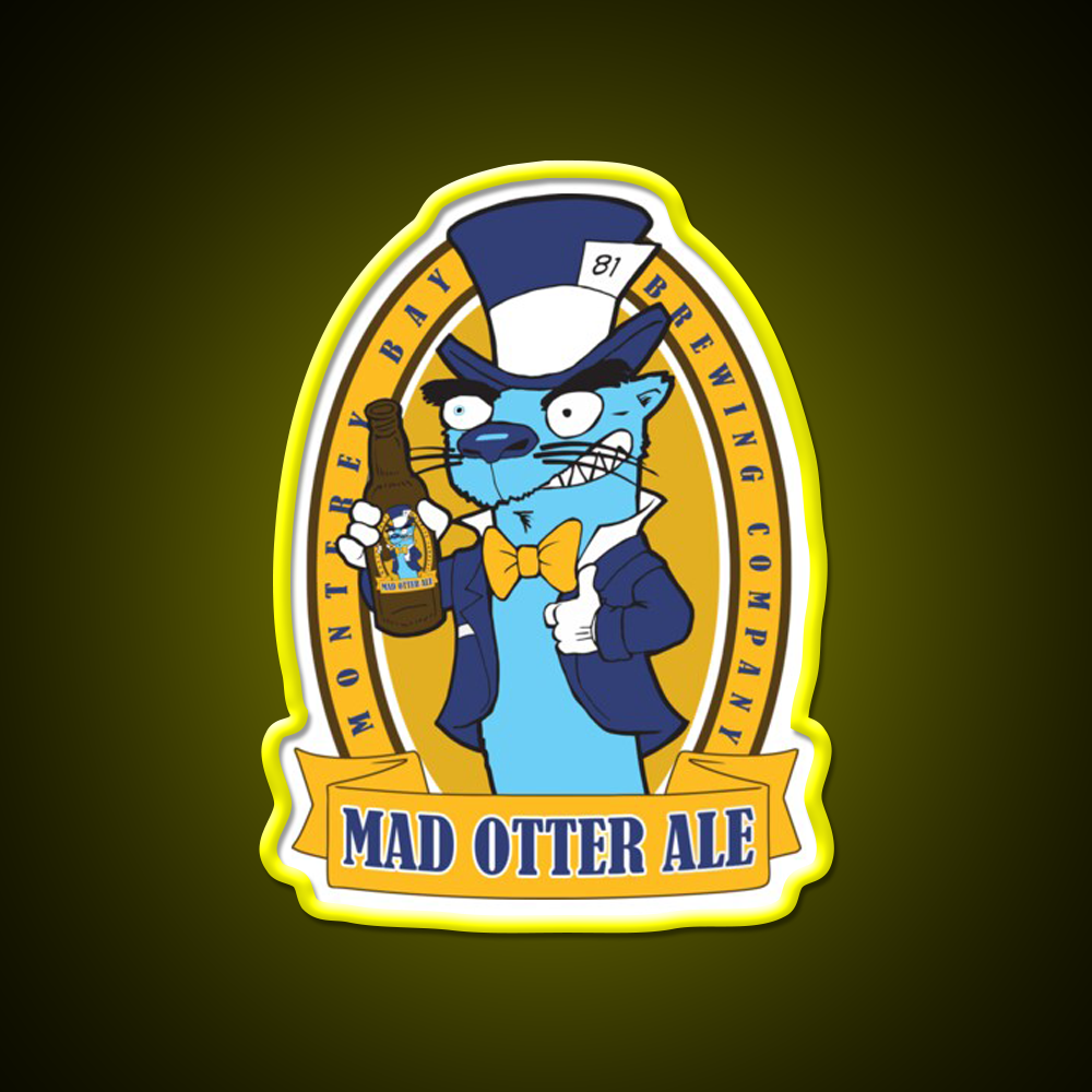 Mad Otter Ale Beer Bar Decor Led Neon Sign Rgb Color - LED neon sign view 7