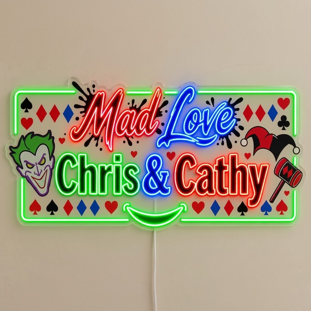 Mad Love Custom LED Neon Sign