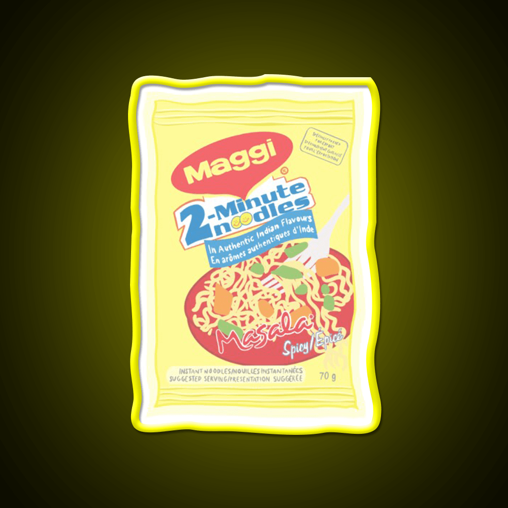 Maggi Noodles Snack Food Led Neon Sign Rgb Color - Shineneon
