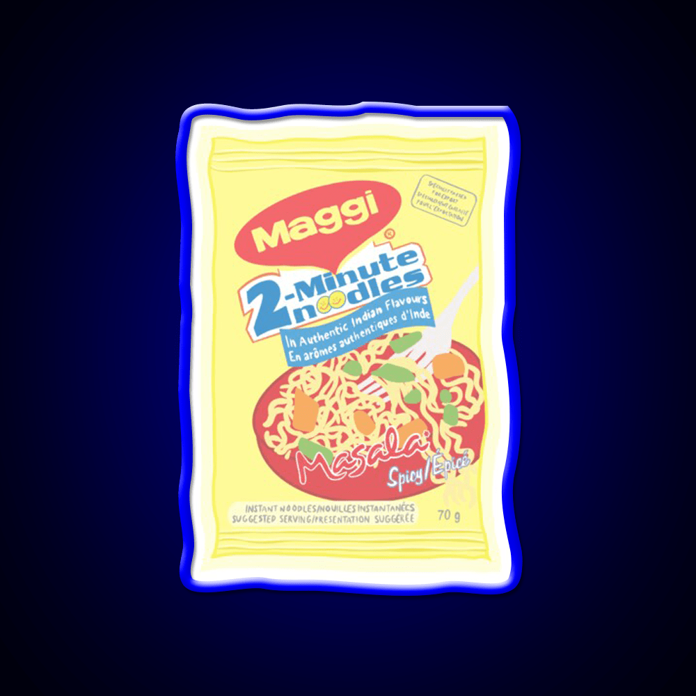 Maggi Noodles Snack Food Led Neon Sign Rgb Color - Shineneon