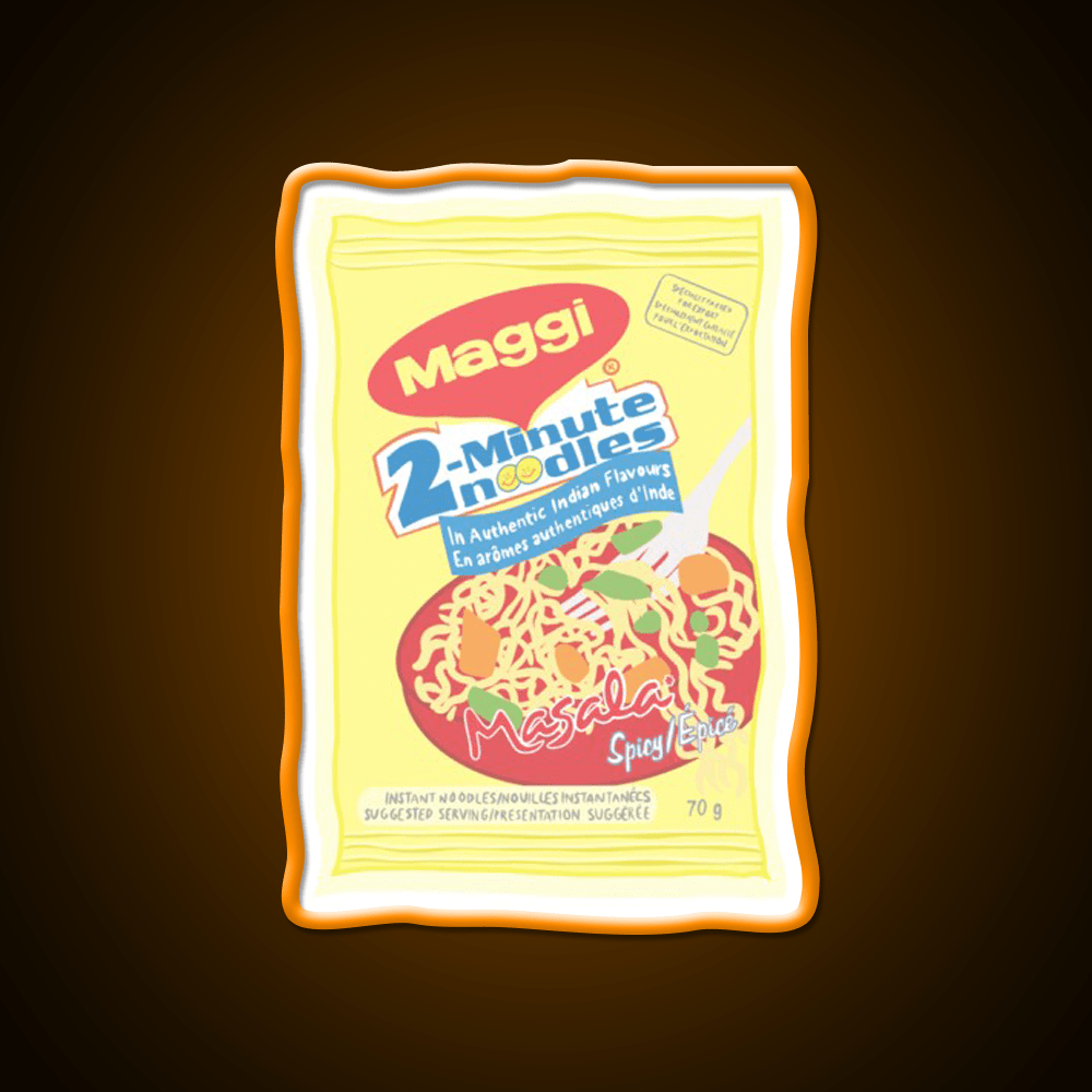 Maggi Noodles Snack Food Led Neon Sign Rgb Color - Shineneon