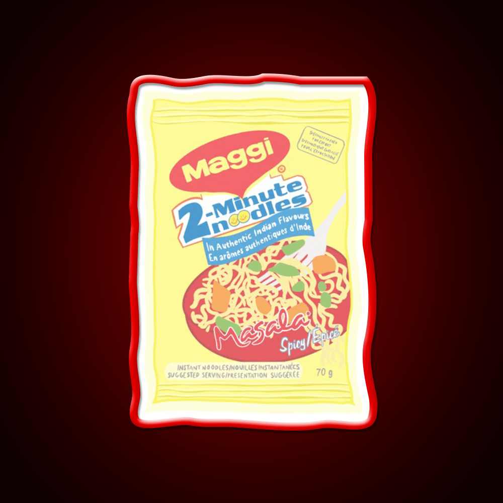 Maggi Noodles Snack Food Led Neon Sign Rgb Color - Shineneon