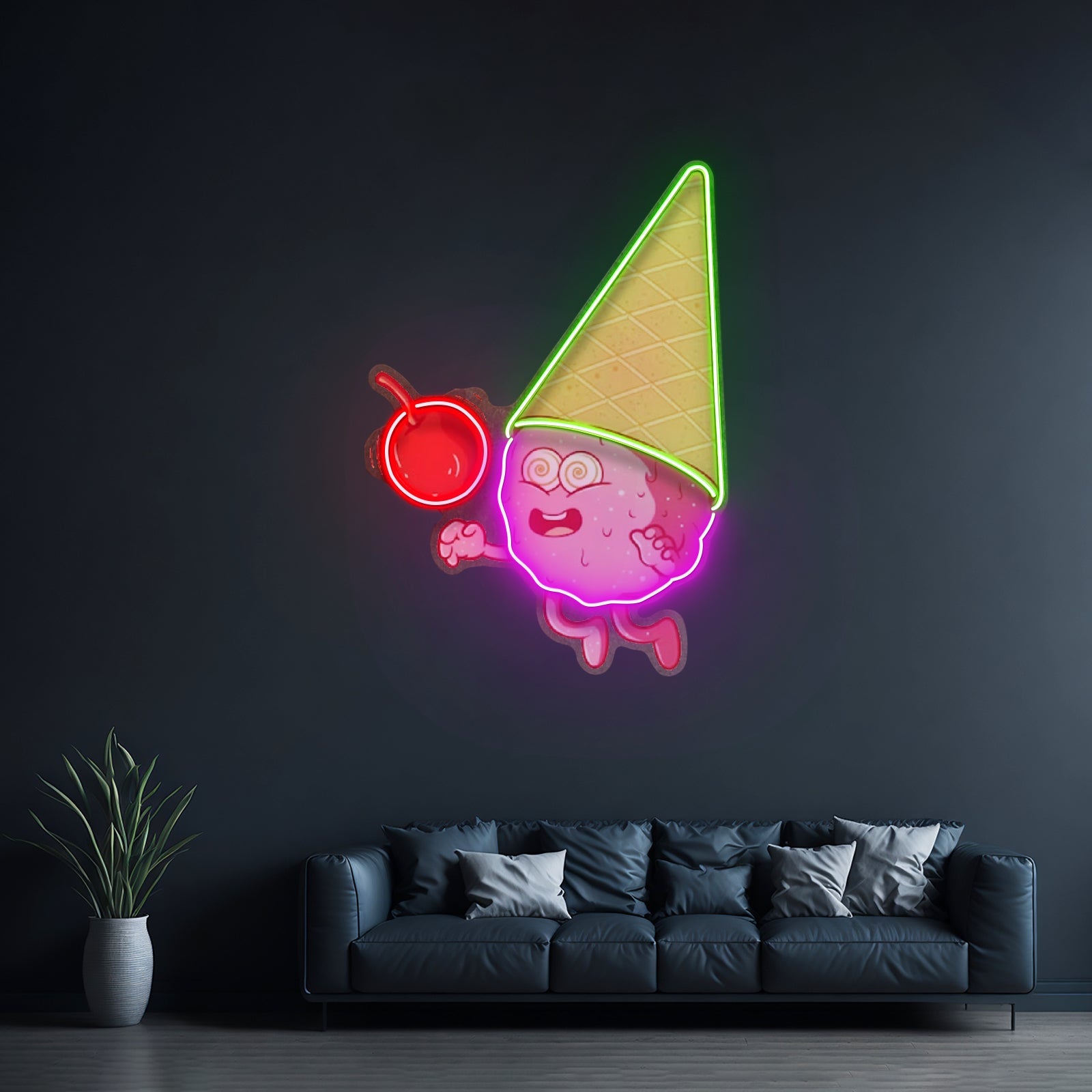 Magician Ice Cream Led Neon Sign Light Custom Led Signs - Shineneon