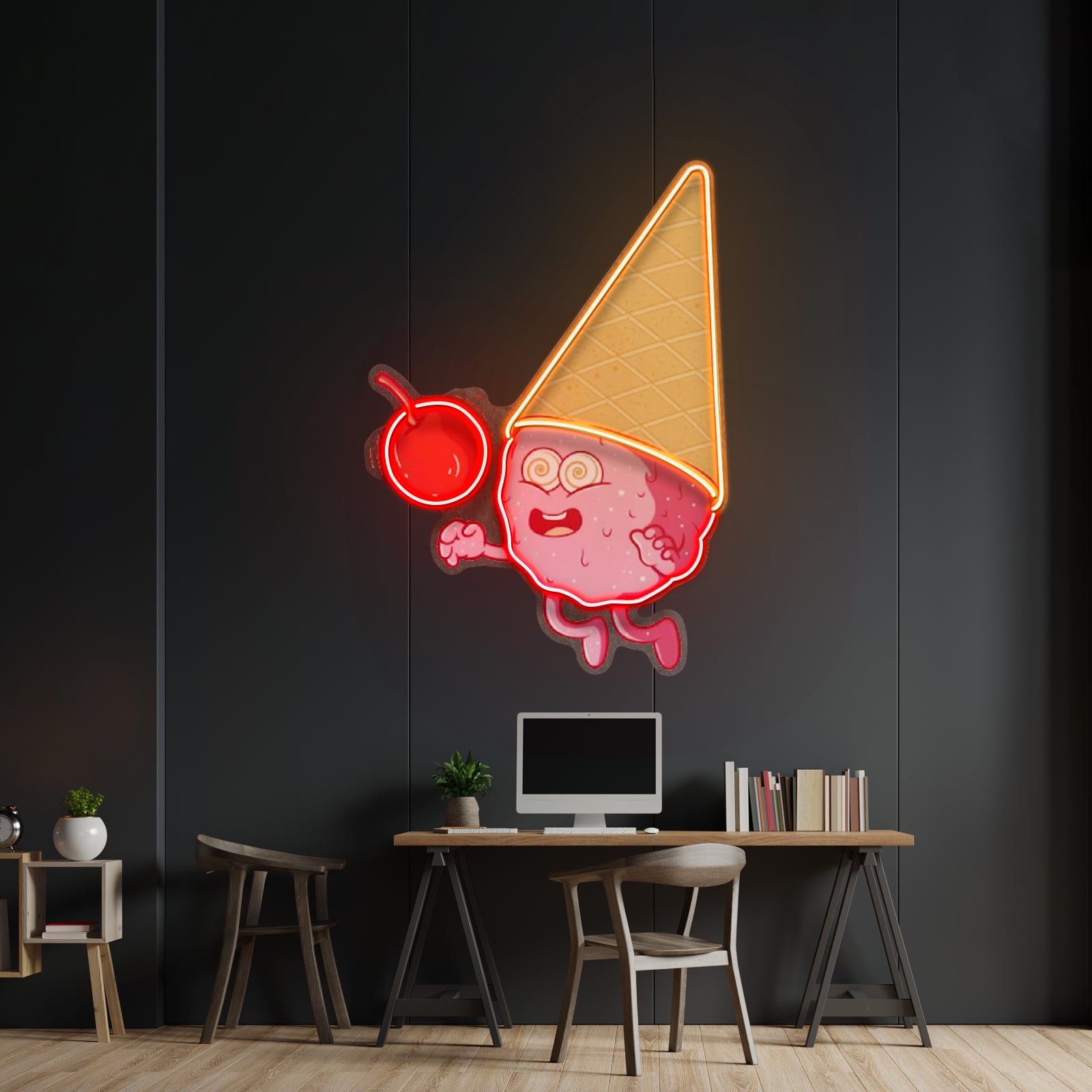 Magician Pumpkin Led Neon Sign Light Custom Led Signs