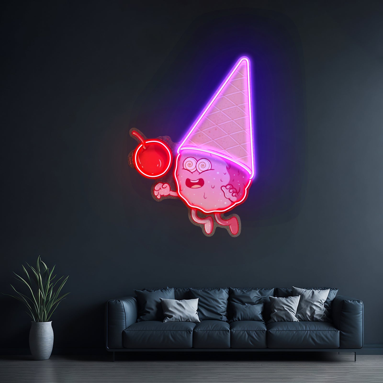 Magician Pumpkin Led Neon Sign Light Custom Led Signs