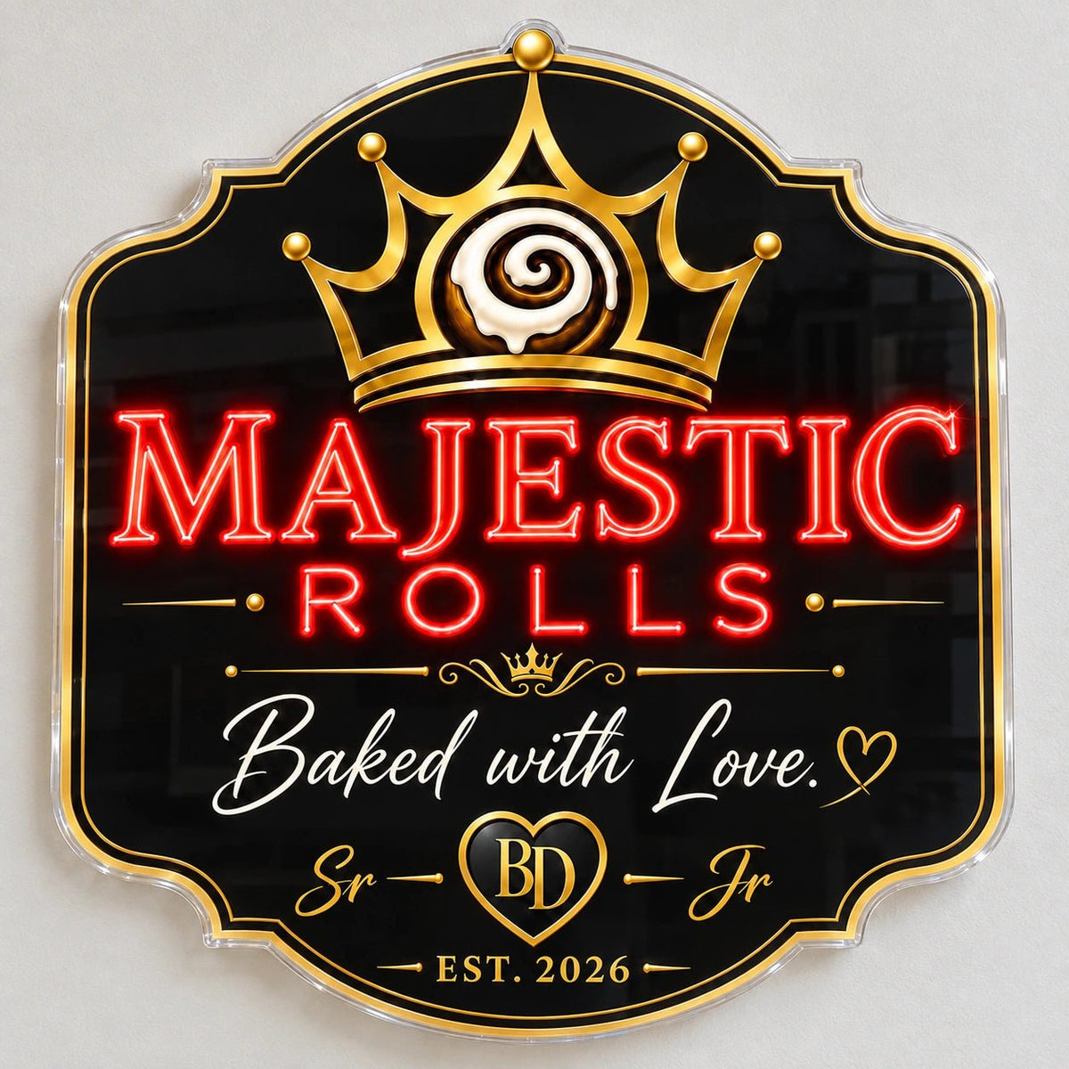 Majestic Rolls Custom LED Neon Sign - Shineneon