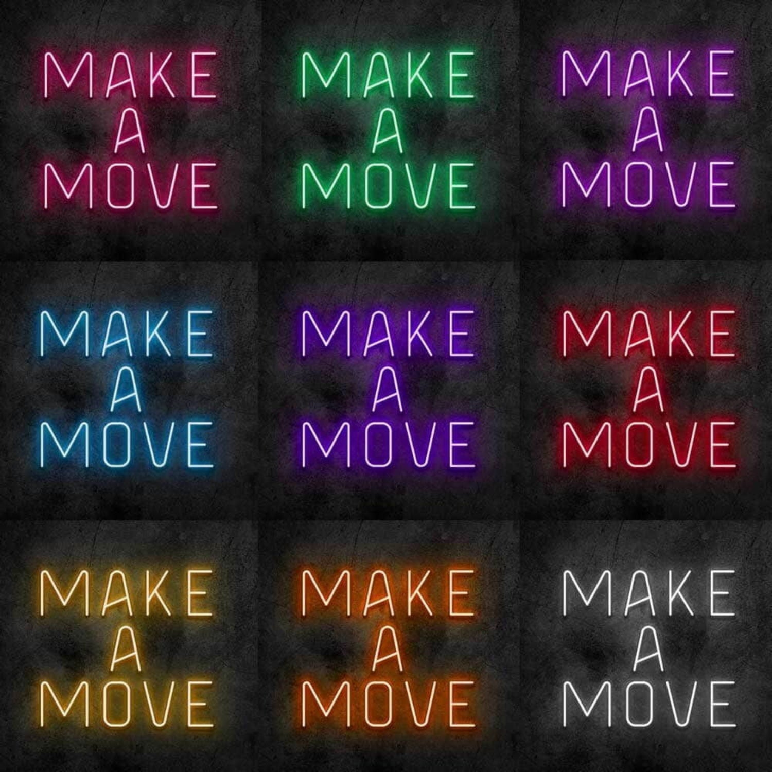 Make A Move Led Neon Sign | Shineneon