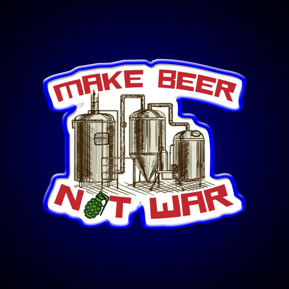 Make Beer Not War Beer Bar Decor Led Neon Sign Rgb Color - LED neon sign view 5