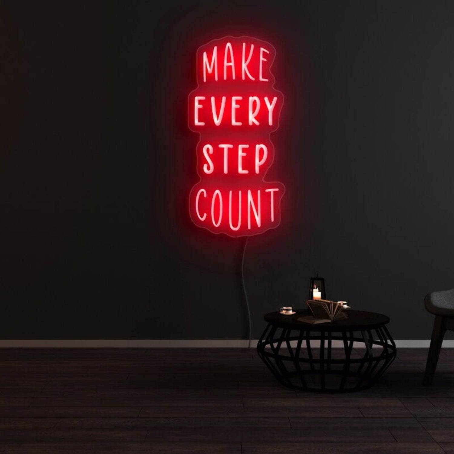 Make Every Step Count Led Neon Sign | Shineneon