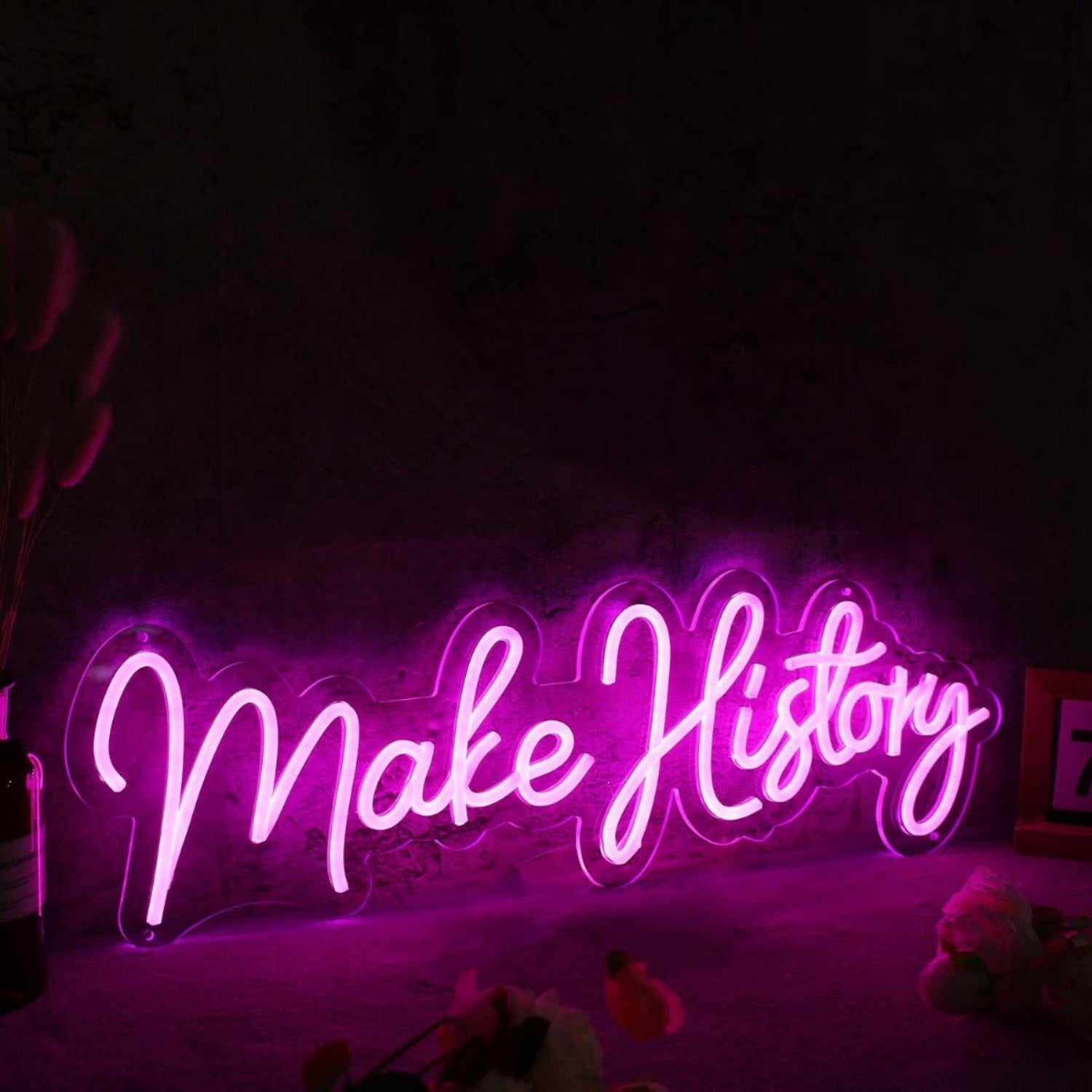 Make History Pink Led Neon Sign - Shineneon