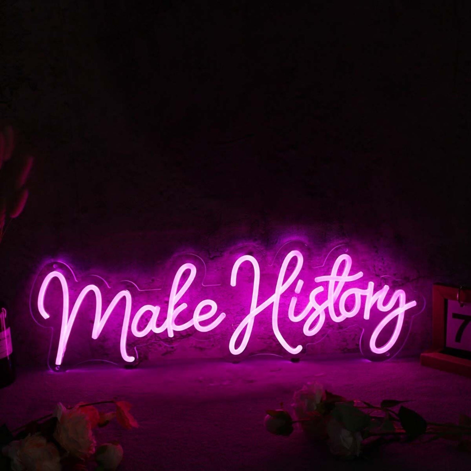 Make History Pink Led Neon Sign - Shineneon