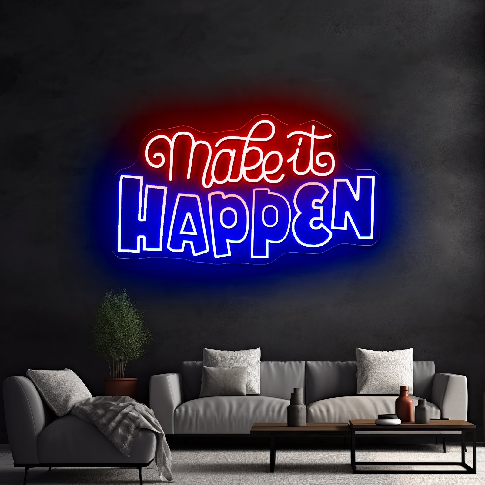 Make It Happen Awesome Noen Signs For Sale