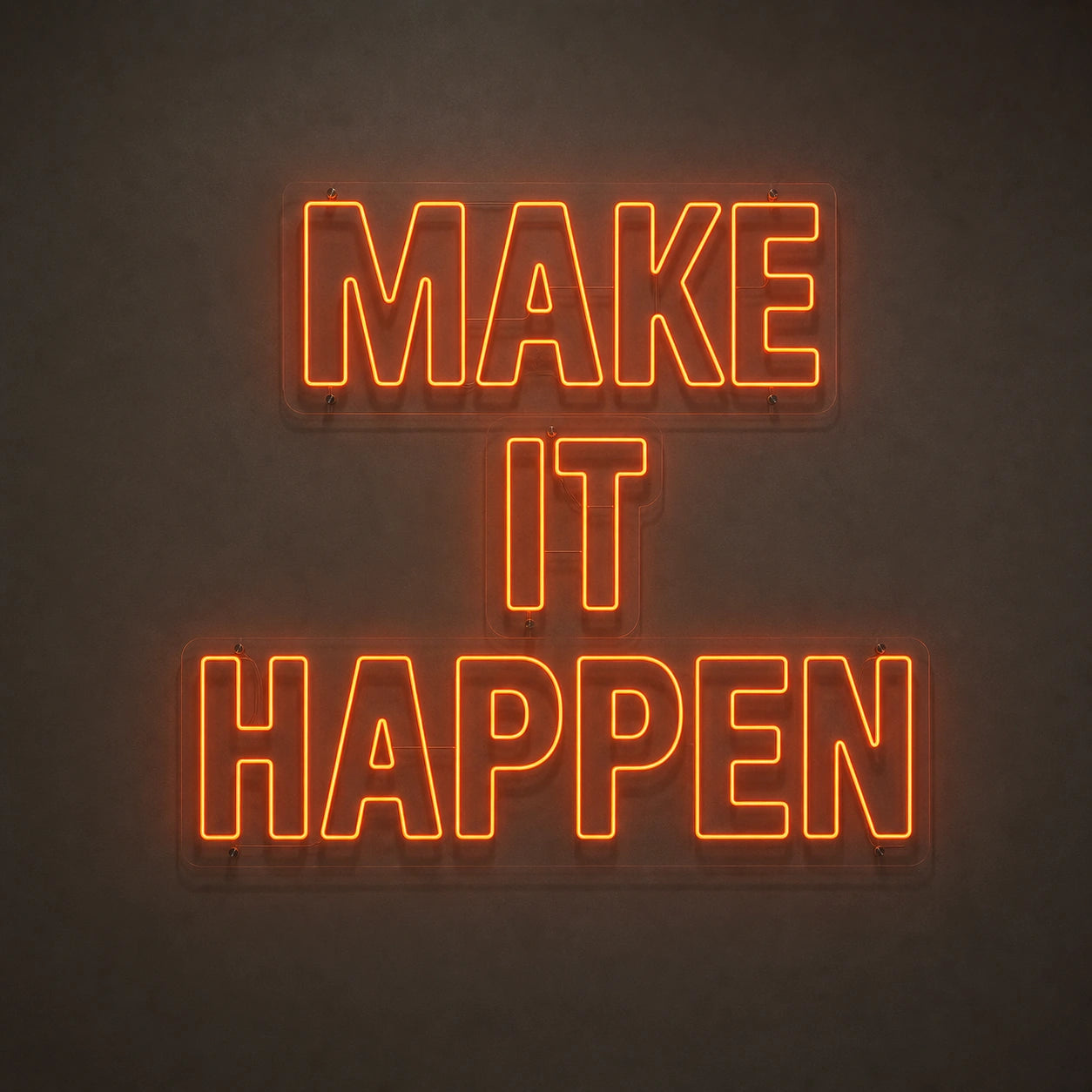 Make It Happen LED Neon Sign Garage Neon Sign main product image