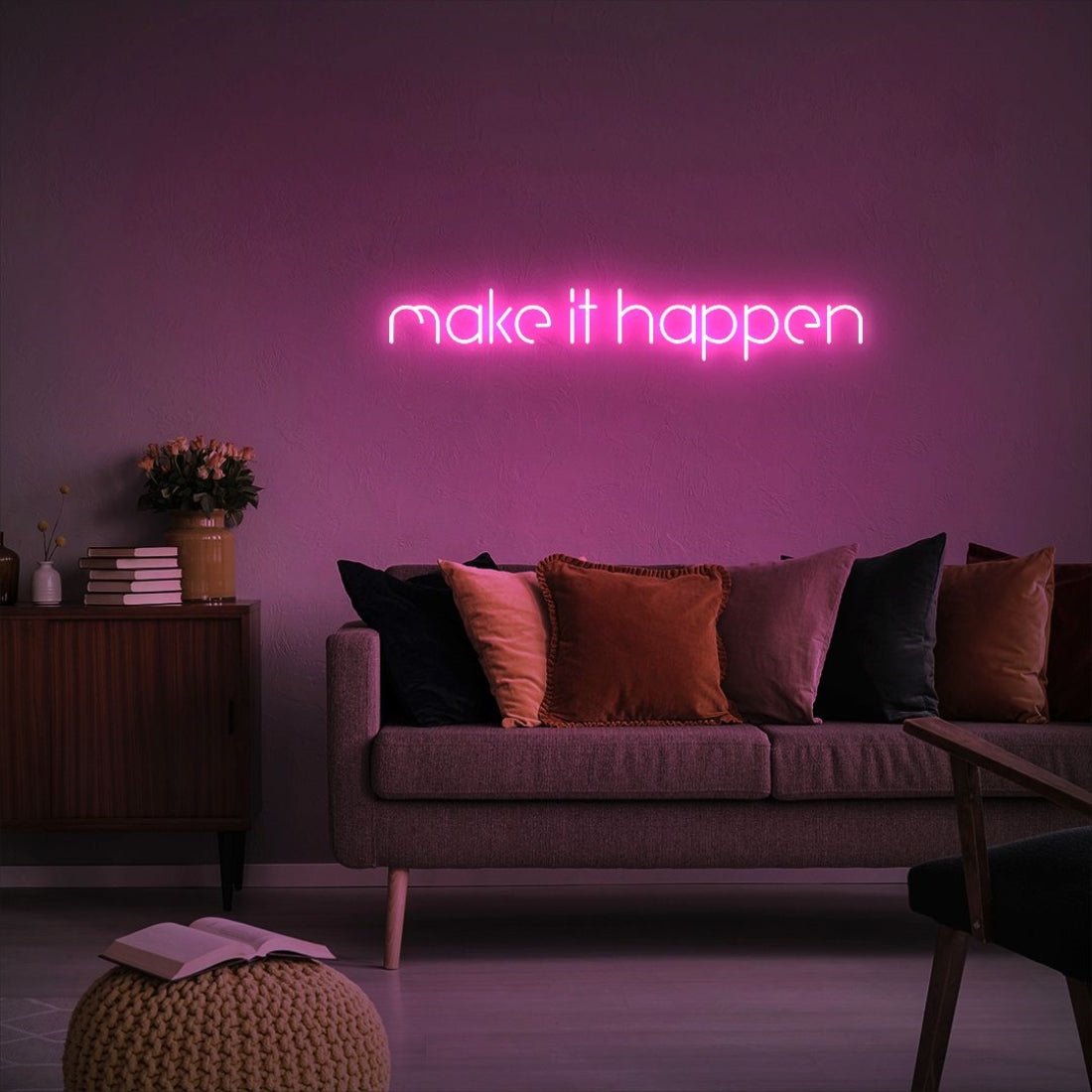 Make It Happen Led Sign Business Neon Sign - Shineneon