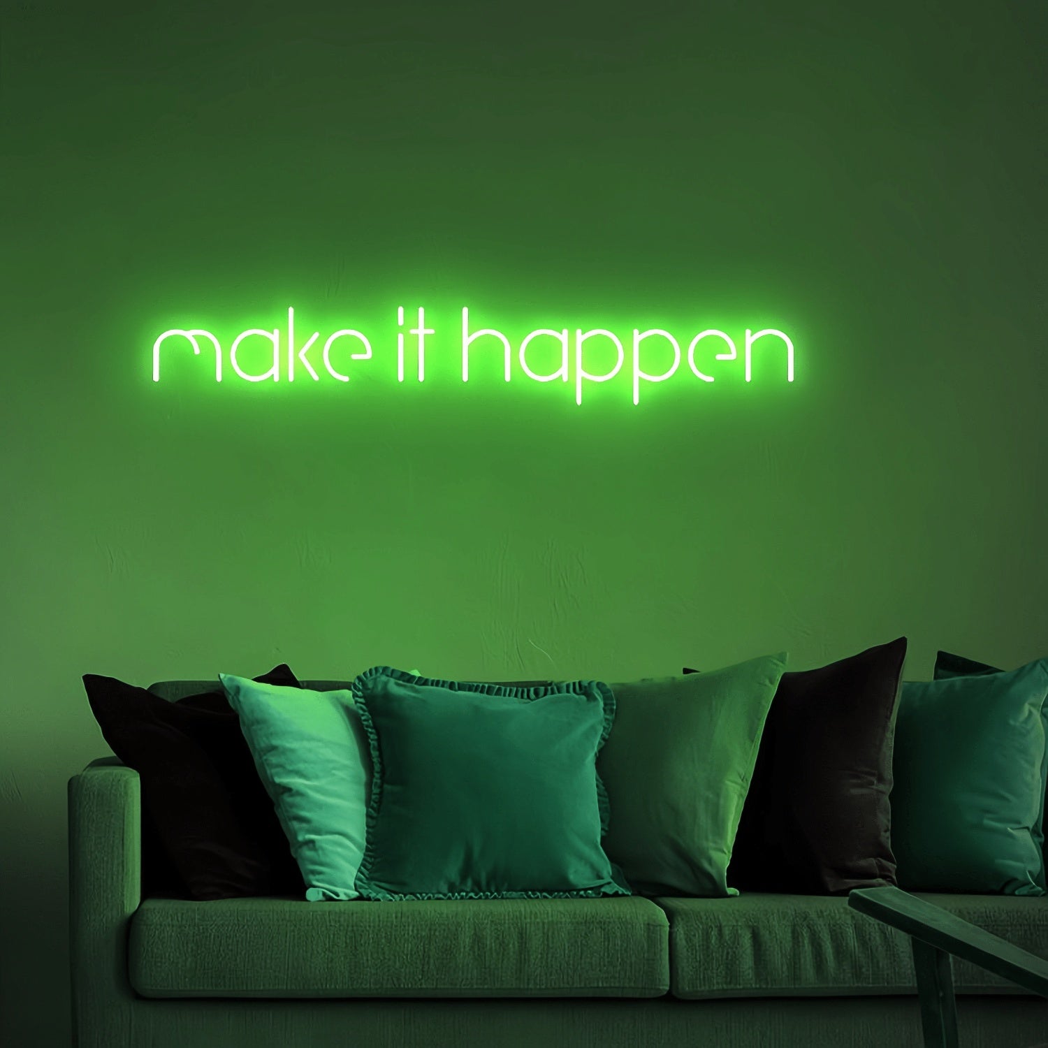Make It Happen Neon Art Sign Illuminate Your Dreams Into Reality | Shineneon