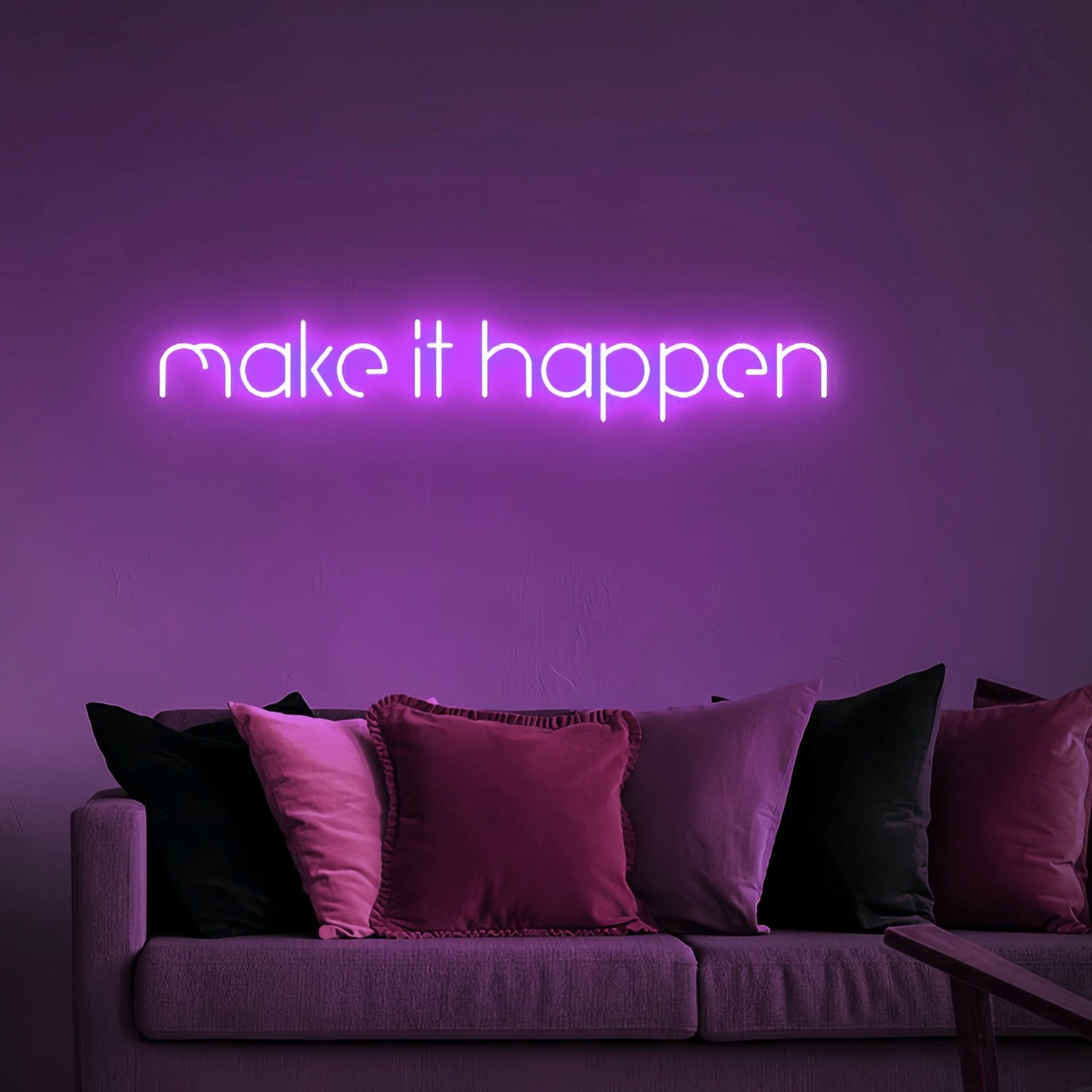 Make It Happen Neon Art Sign Illuminate Your Dreams Into Reality | Shineneon
