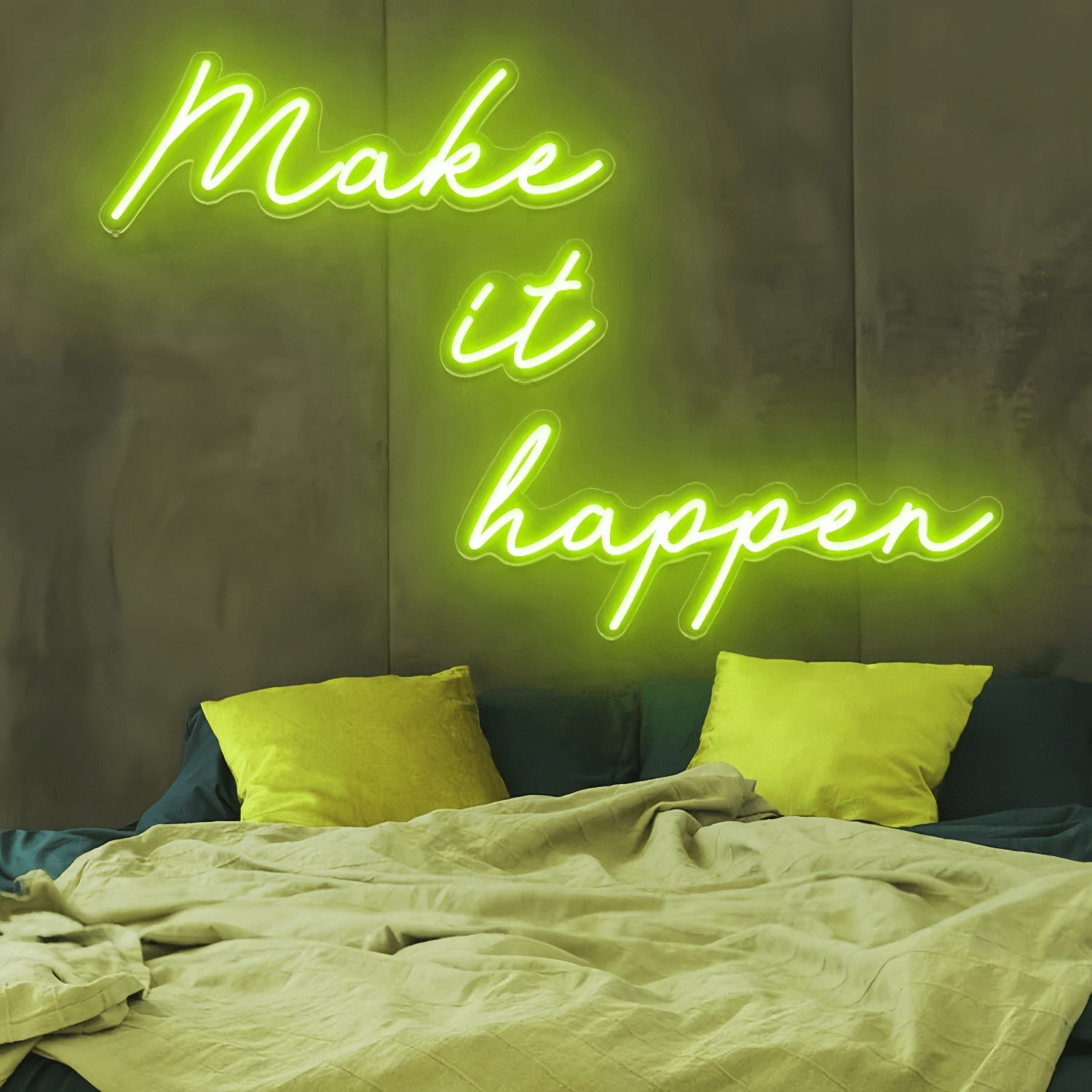 Make It Happen Neon Sign Illuminate Your Motivation | Shineneon