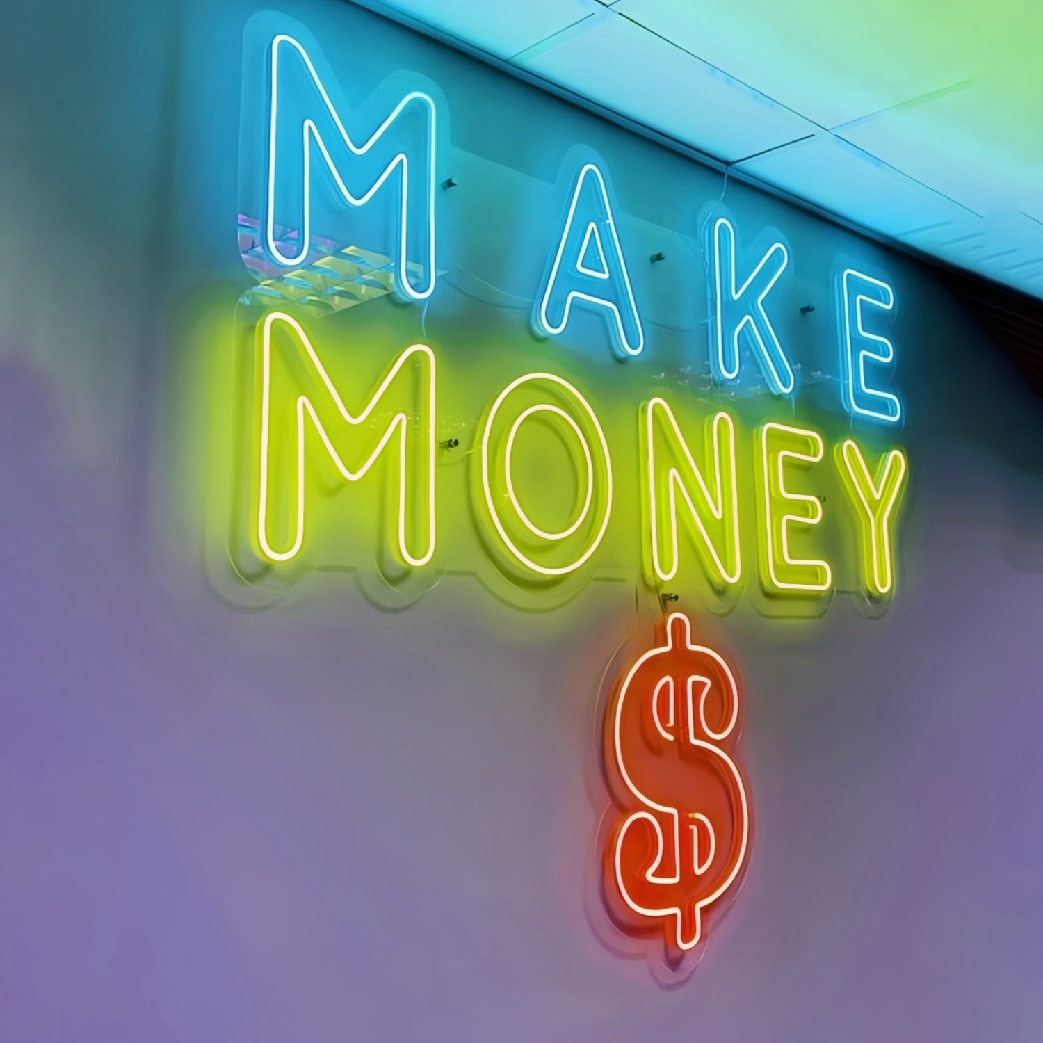 Make Money Dollar Led Neon Sign Shine Bright With Prosperity | Shineneon