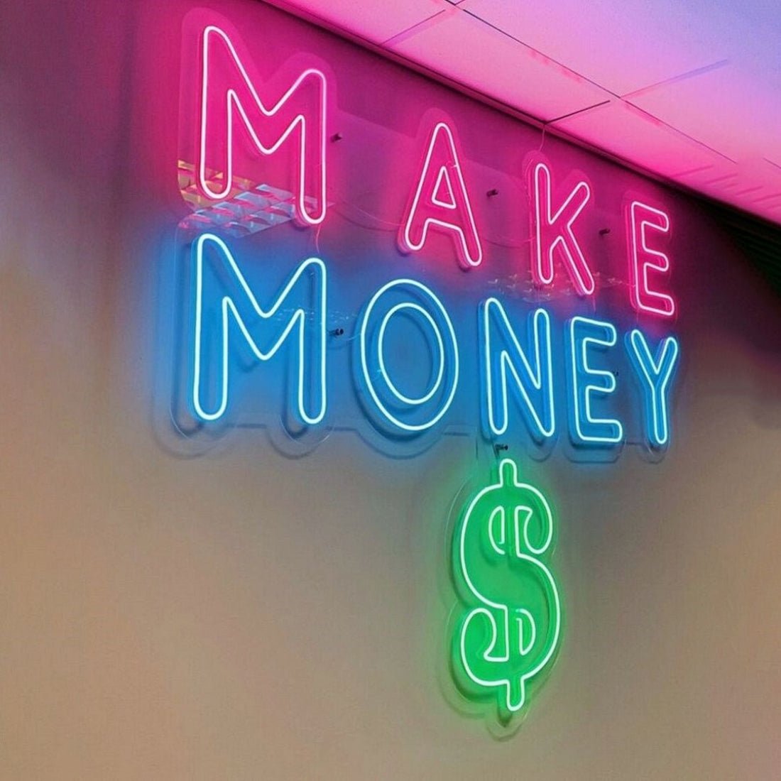 Make Money Dollar Led Sign Business Neon Sign - Shineneon