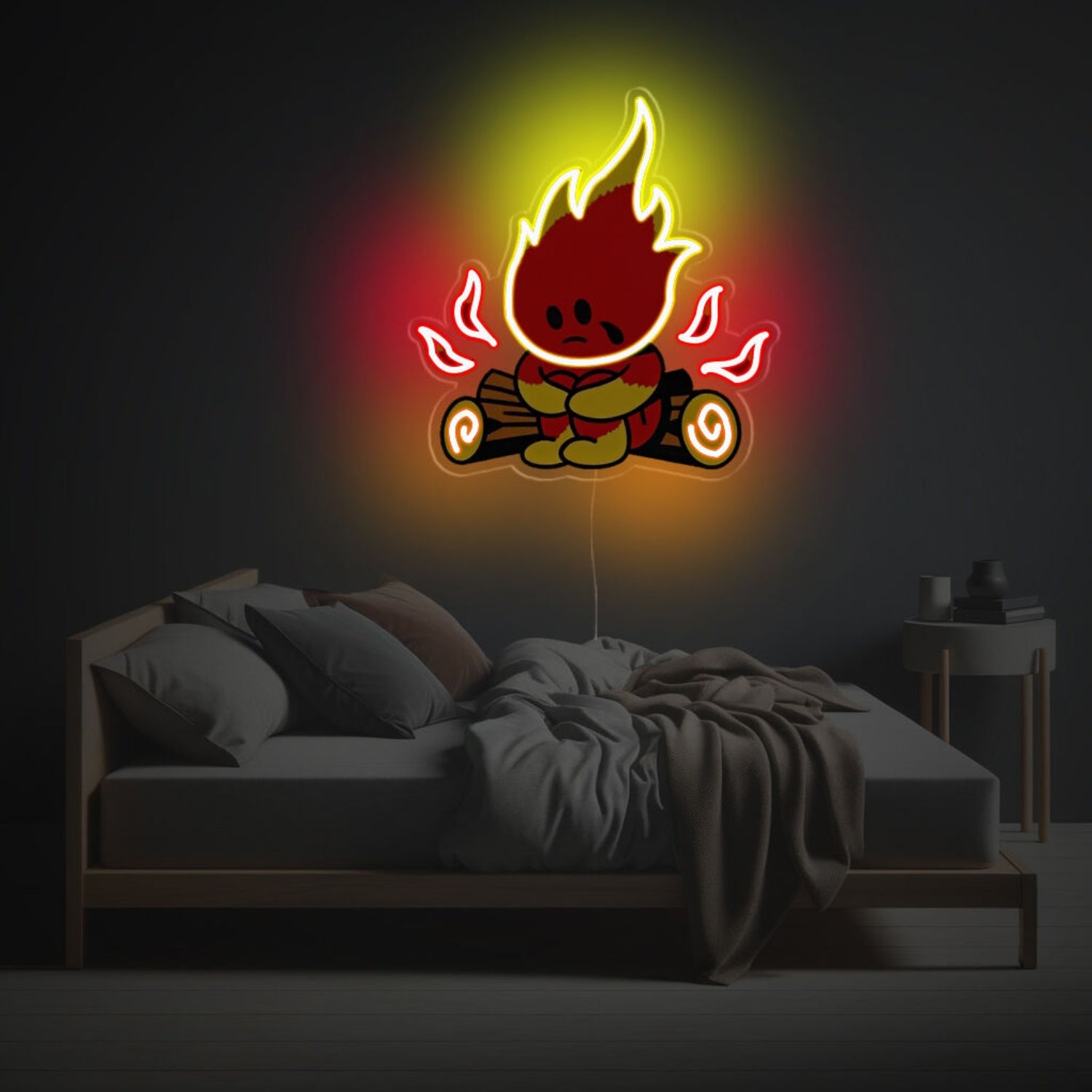 Make Nights Unforgettable With Pitiful Fire Boy Led Neon Acrylic Artwork | Shineneon