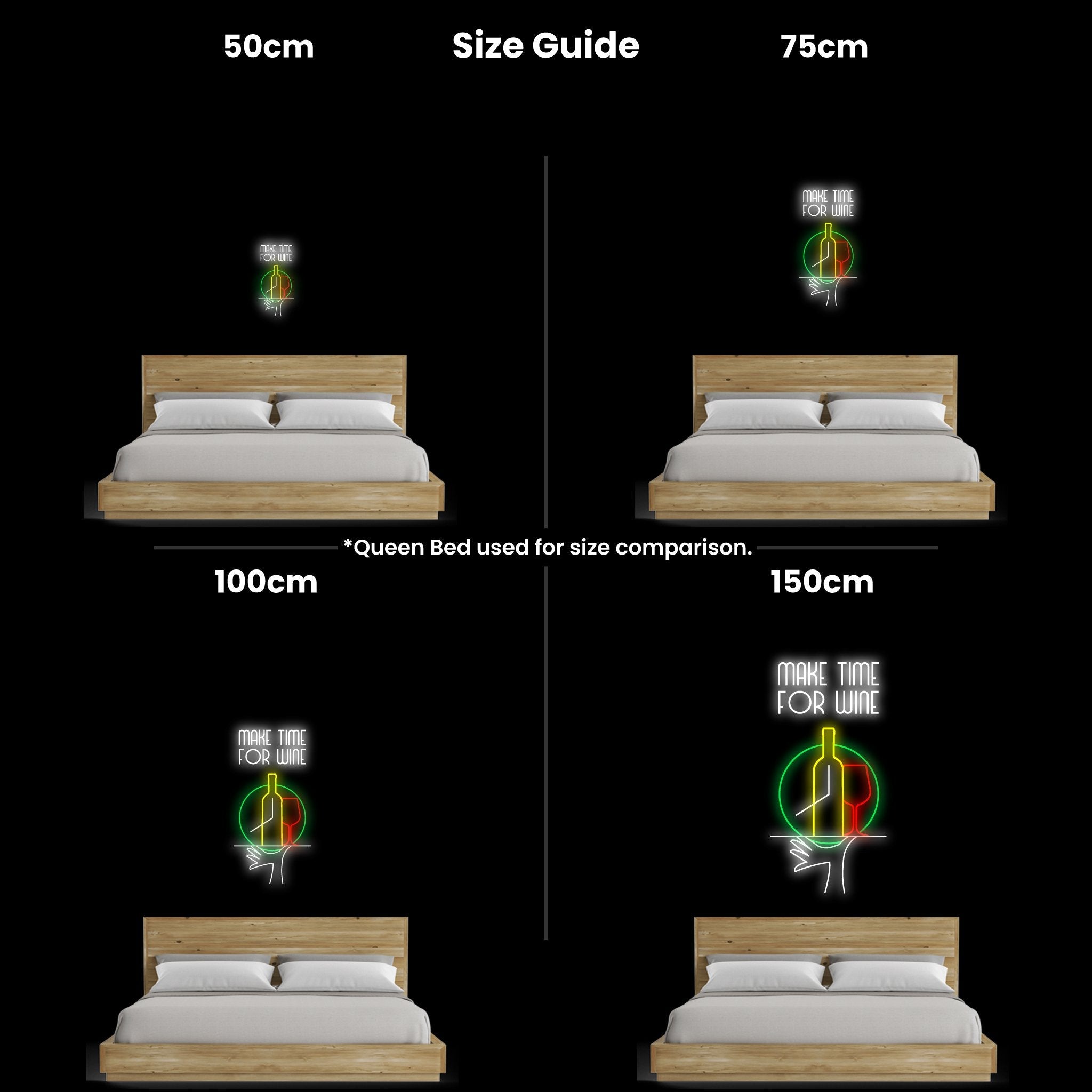 Make Time For Wine Led Neon Sign | Shineneon