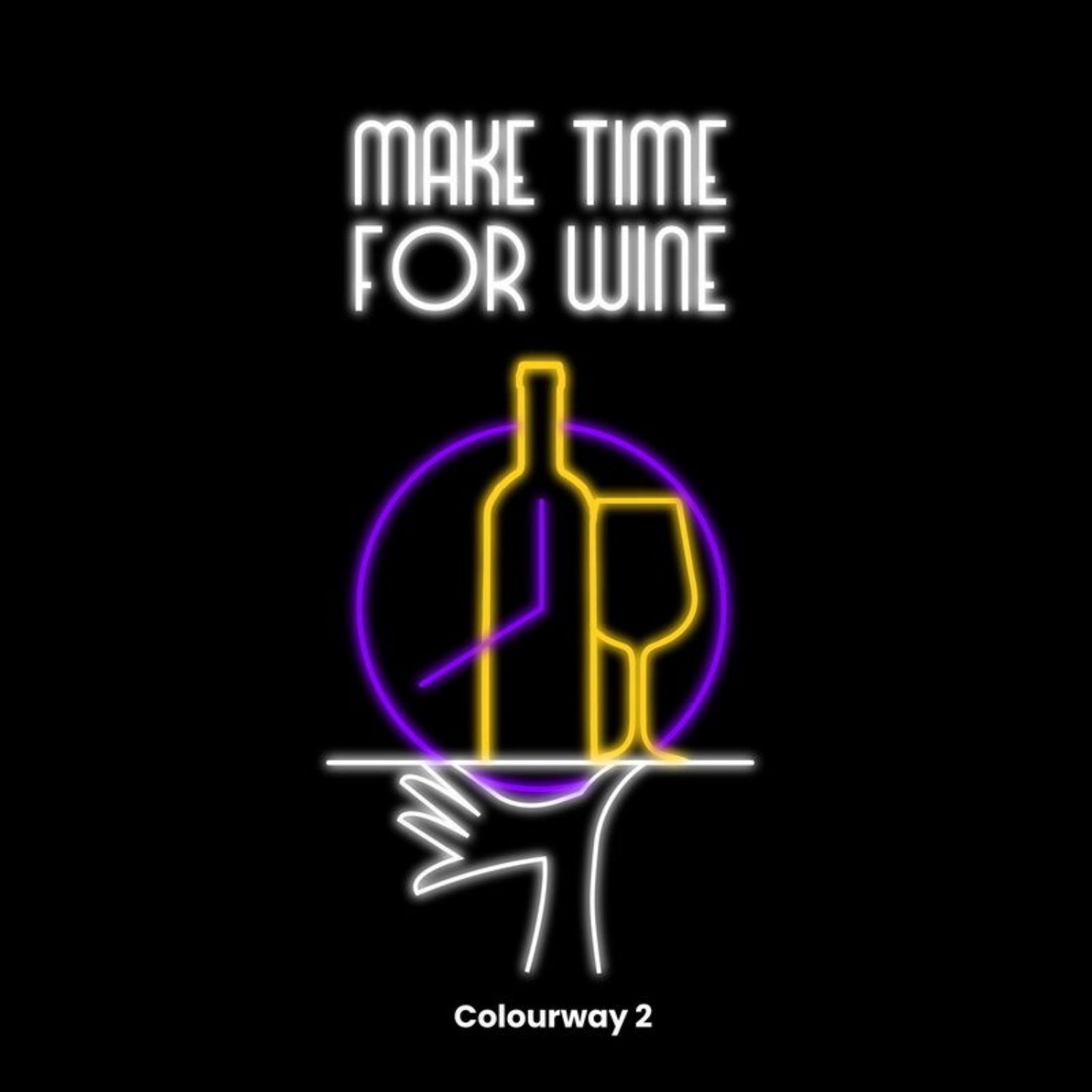 Make Time Fwine Led Neon Sign For Wine Lovers | Shineneon