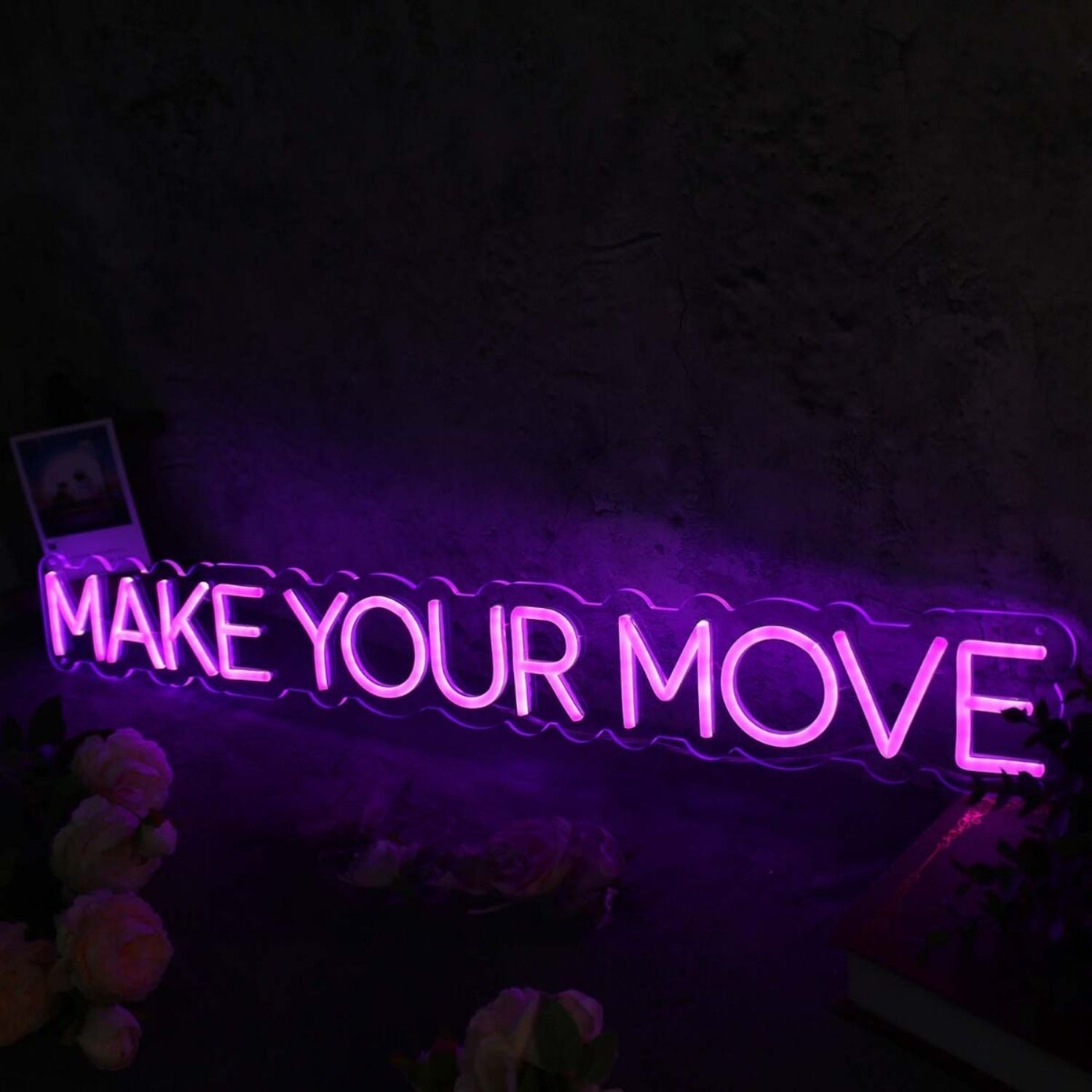 Make Your Move Purple Led Neon Sign - Shineneon