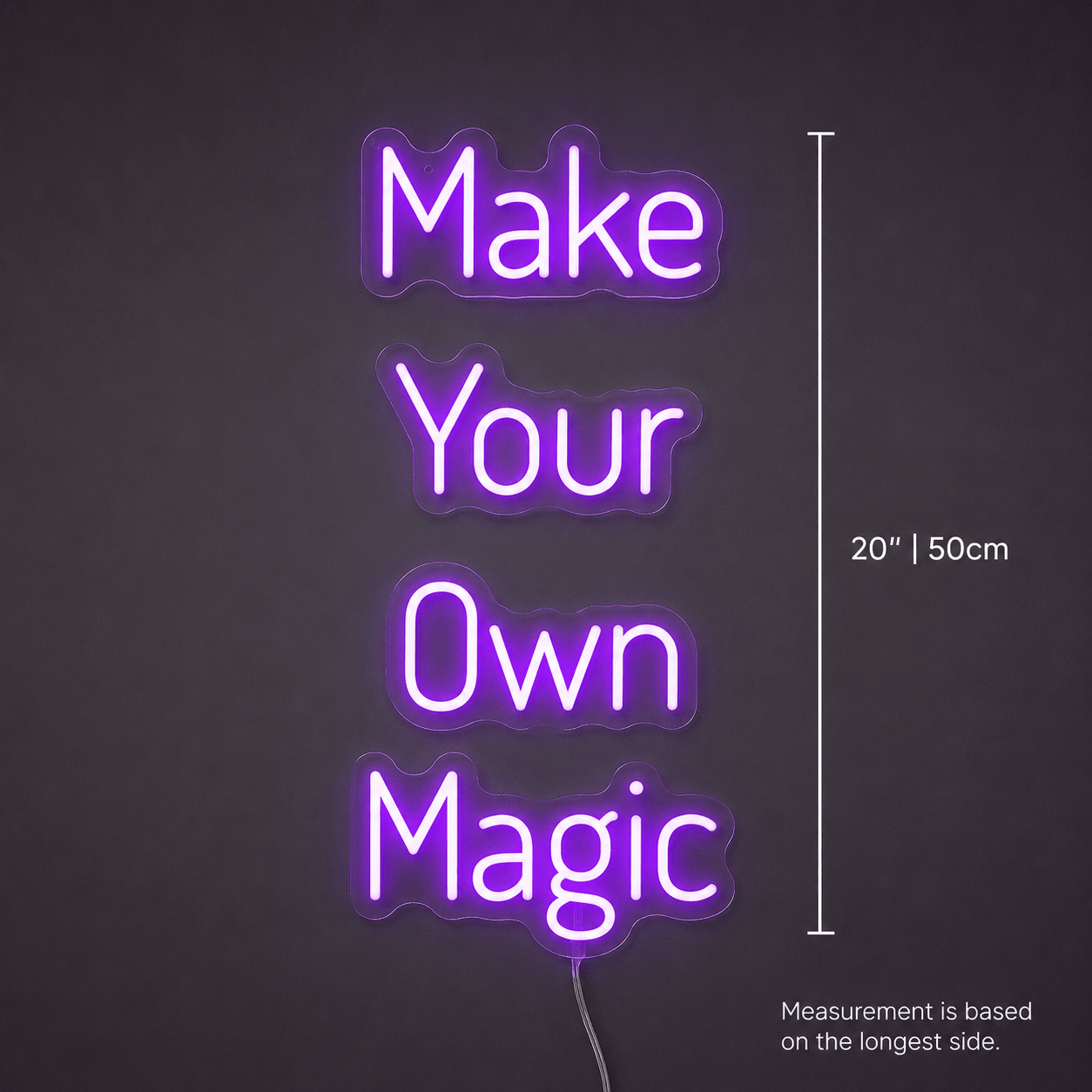 Make Your Own Magic Are Wall Decor LED Neon Sign - Shineneon