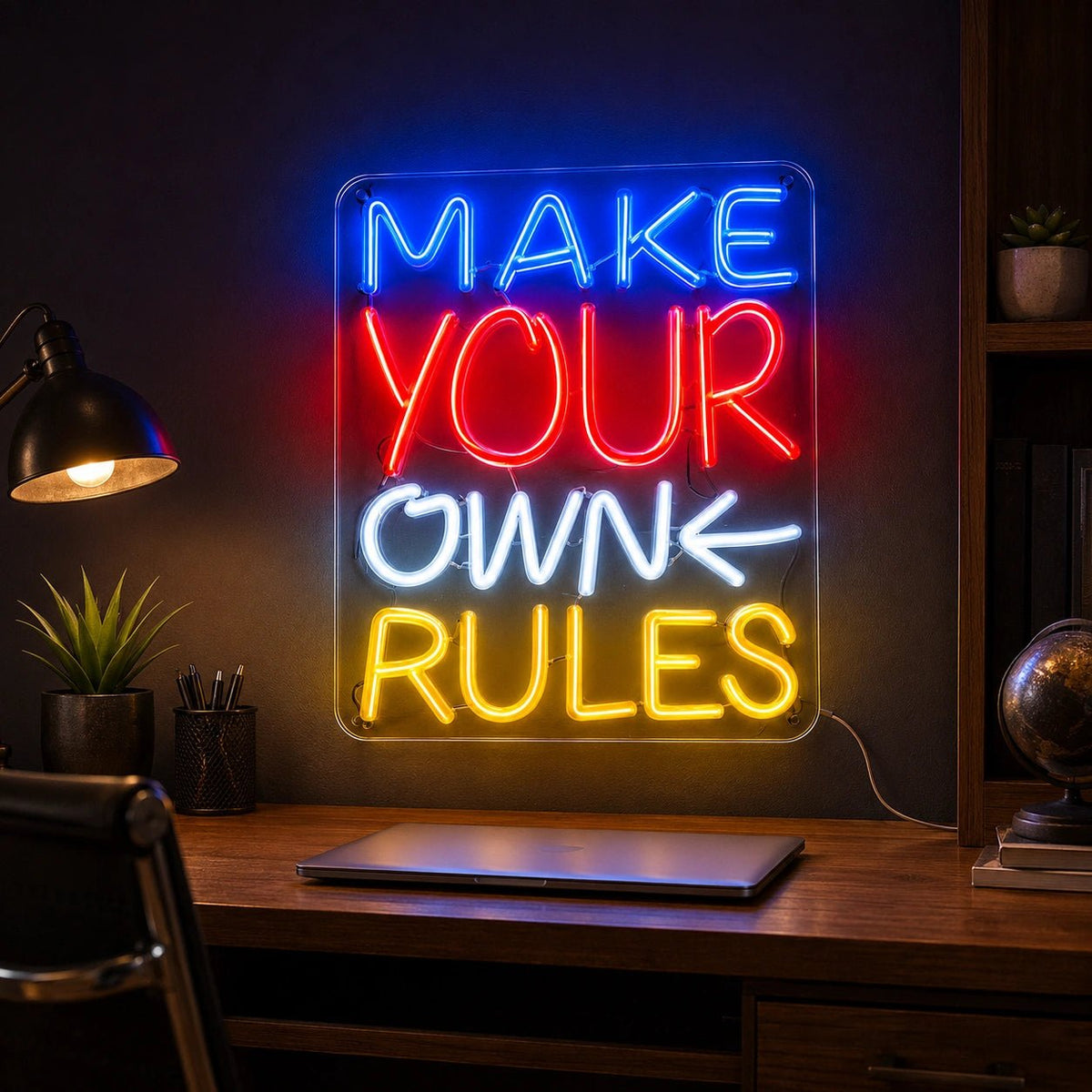 Make Your Own Rules LED Neon Sign - Shineneon