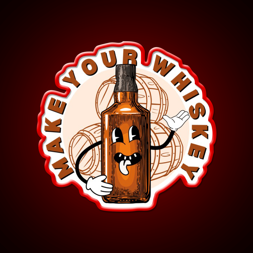 Make Your Whiskey Drink Bar Led Neon Sign Rgb Color - Shineneon