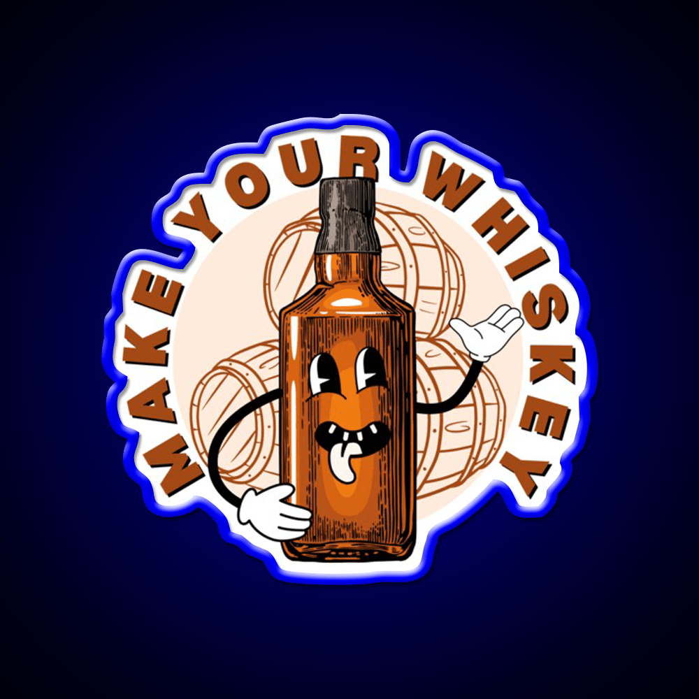 Make Your Whiskey Drink Bar Led Neon Sign Rgb Color - Shineneon