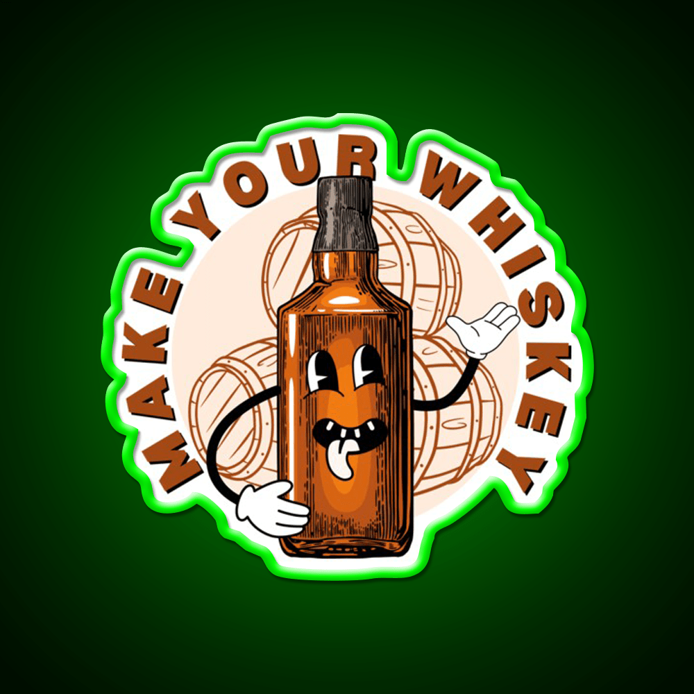 Make Your Whiskey Drink Bar Led Neon Sign Rgb Color - Shineneon
