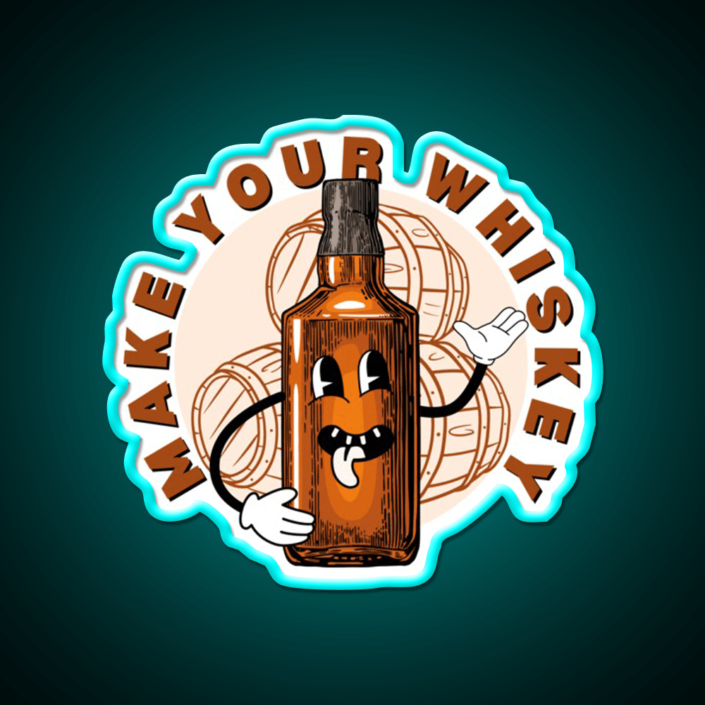 Make Your Whiskey Drink Bar Led Neon Sign Rgb Color - Shineneon