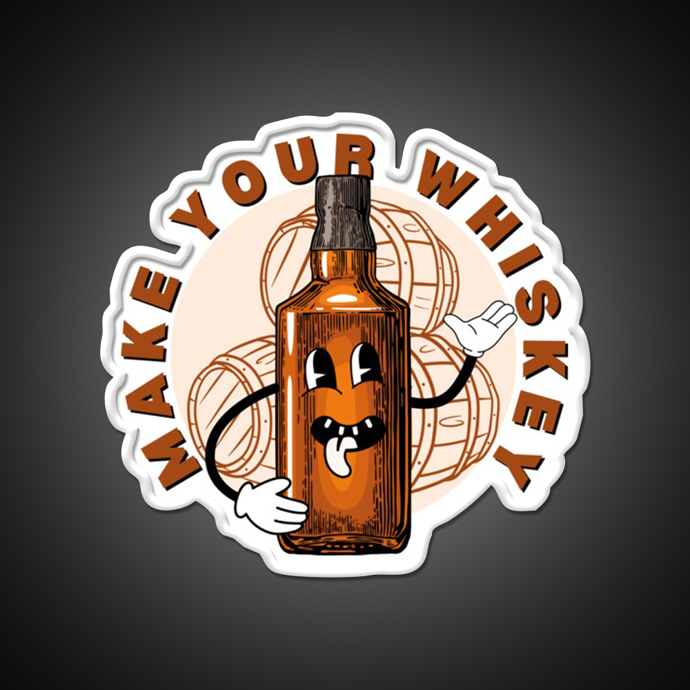 Make Your Whiskey Drink Bar Led Neon Sign Rgb Color