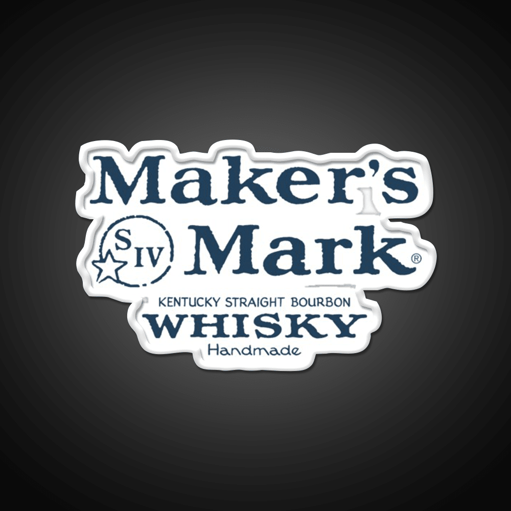 Makers Mark Bourbon Navy Whiskey Drink Bar Led Neon Sign Rgb Color - Shineneon