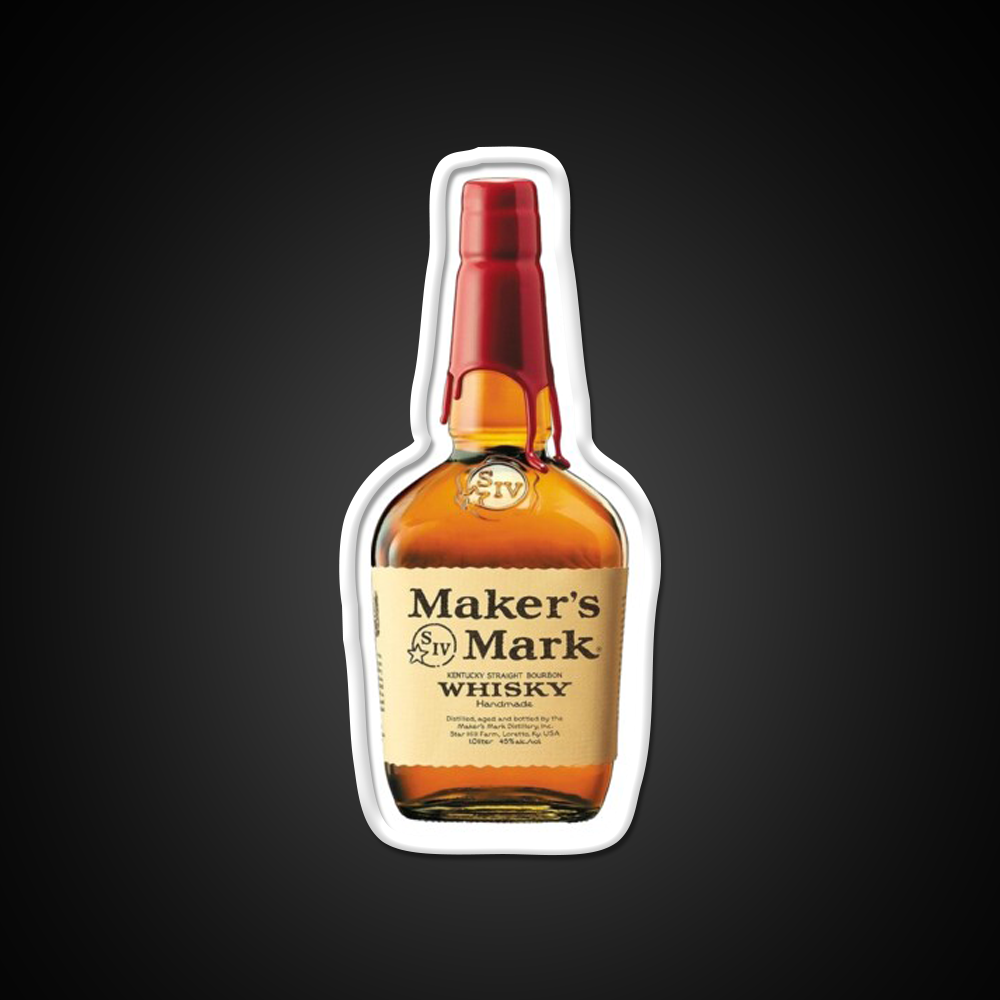 Makers Mark Whisky Drink Bar Led Neon Sign Rgb Color