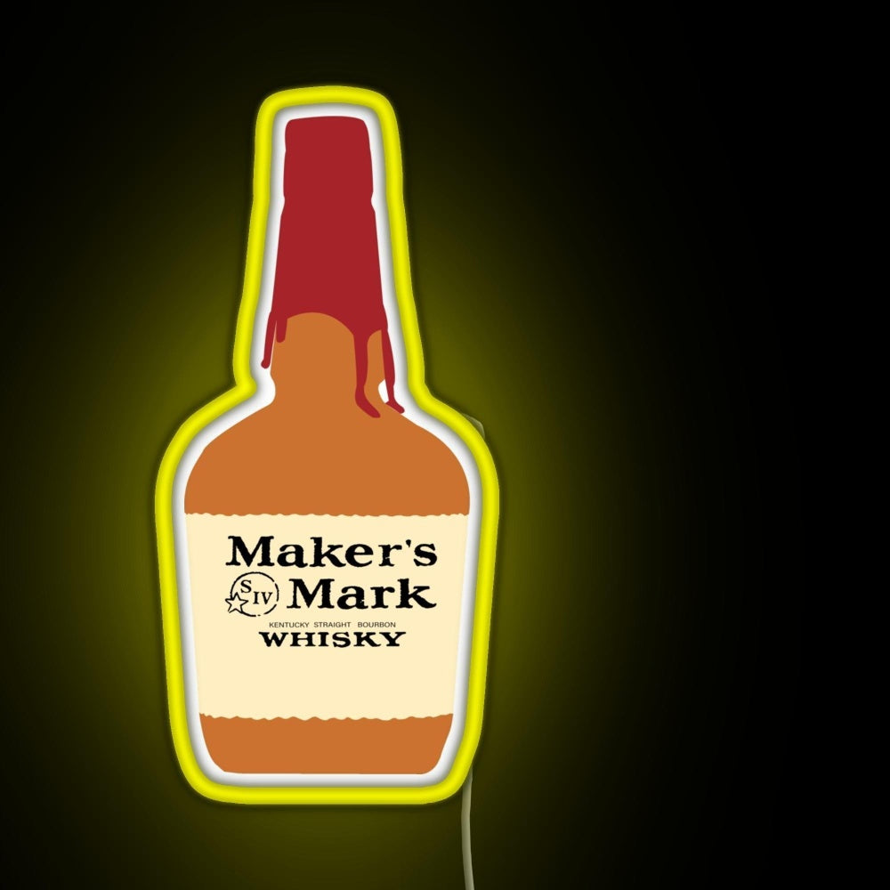 Makersmark Bourbon Rgb Neon Sign
