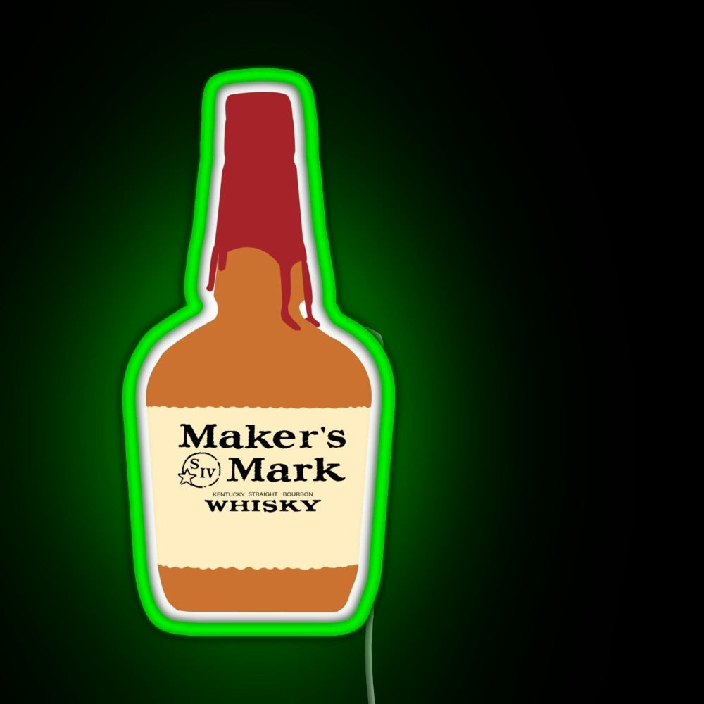 Makersmark Bourbon Rgb Neon Sign