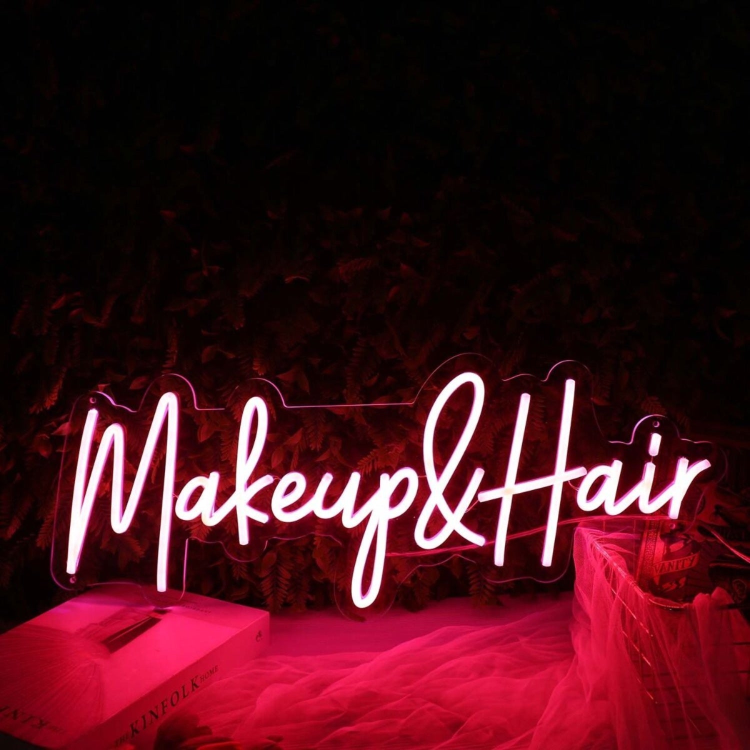 Makeup And Hair Red Led Neon Sign - Shineneon