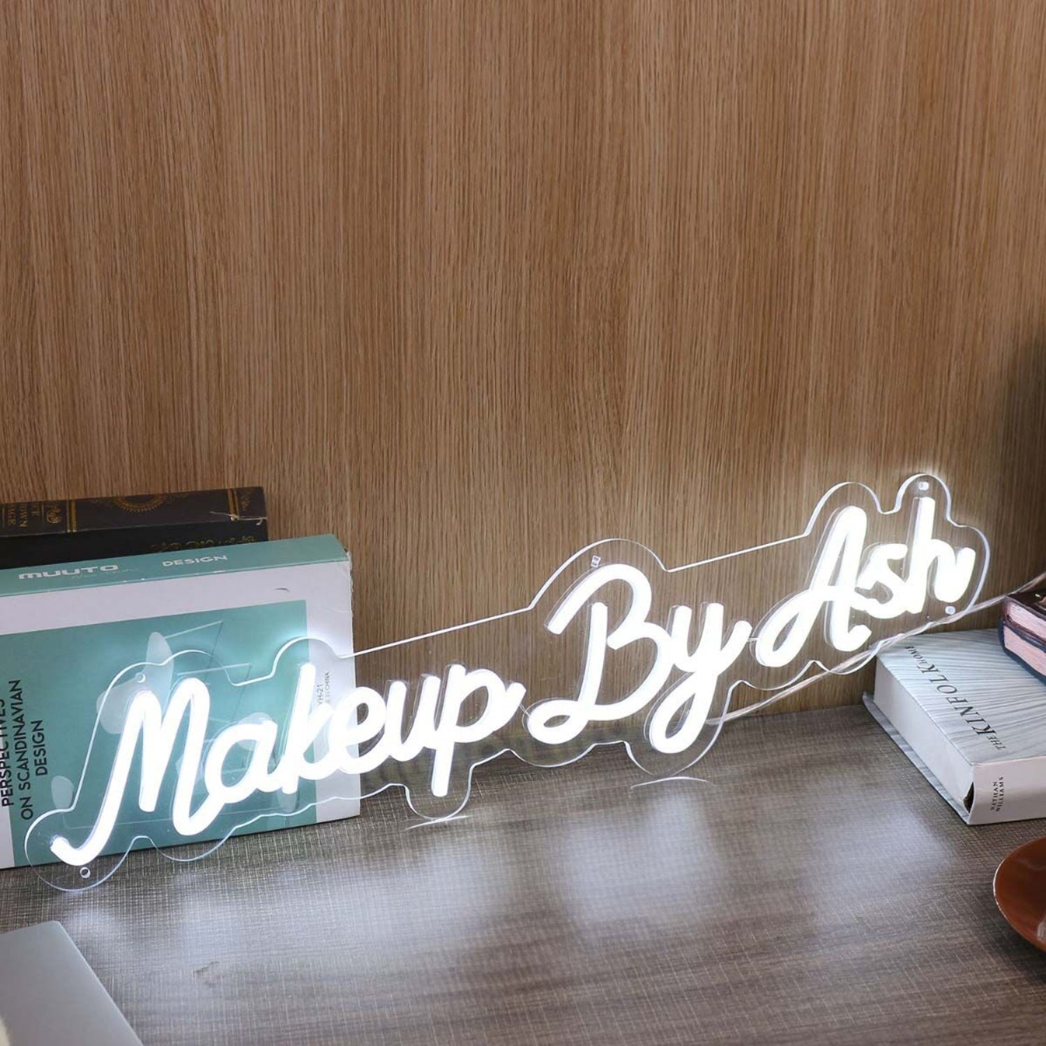 Makeup By Ash White Led Neon Sign - Shineneon