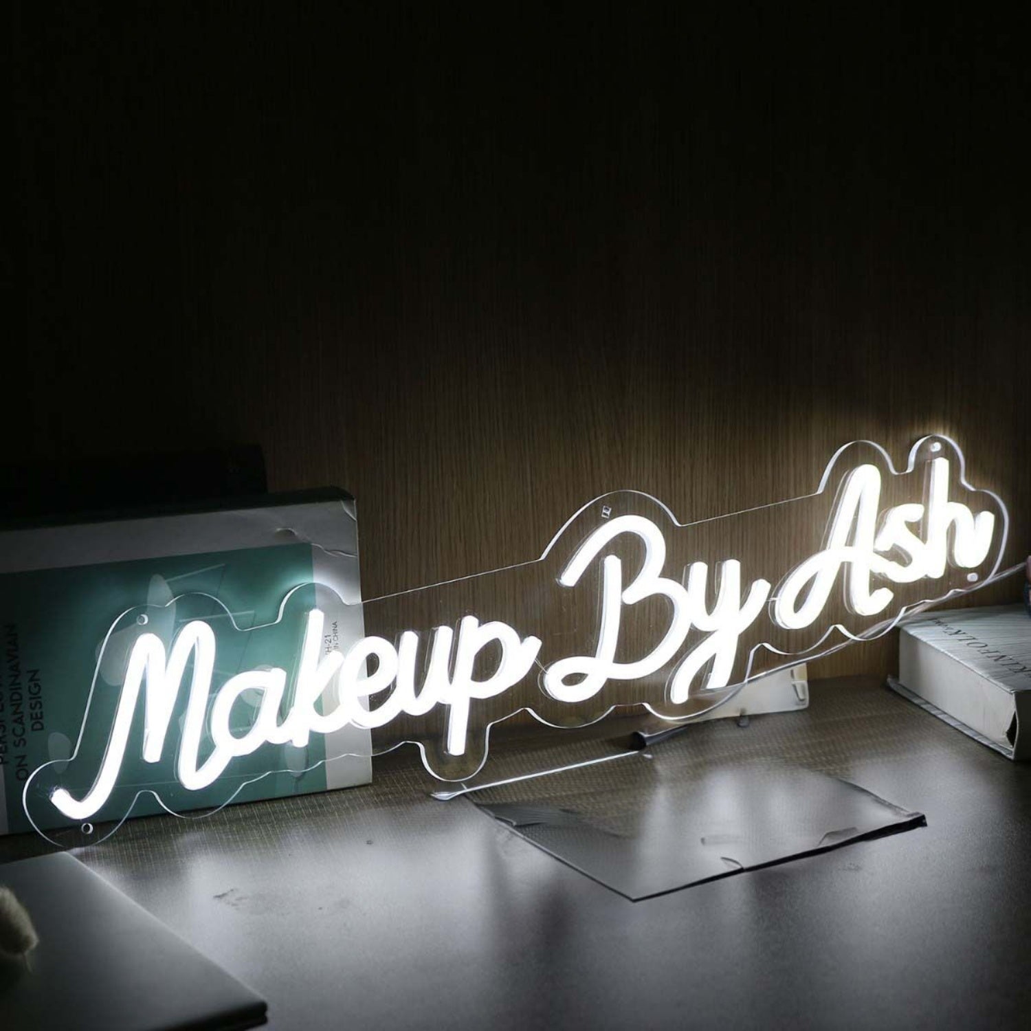 Makeup By Ash White Led Neon Sign - Shineneon