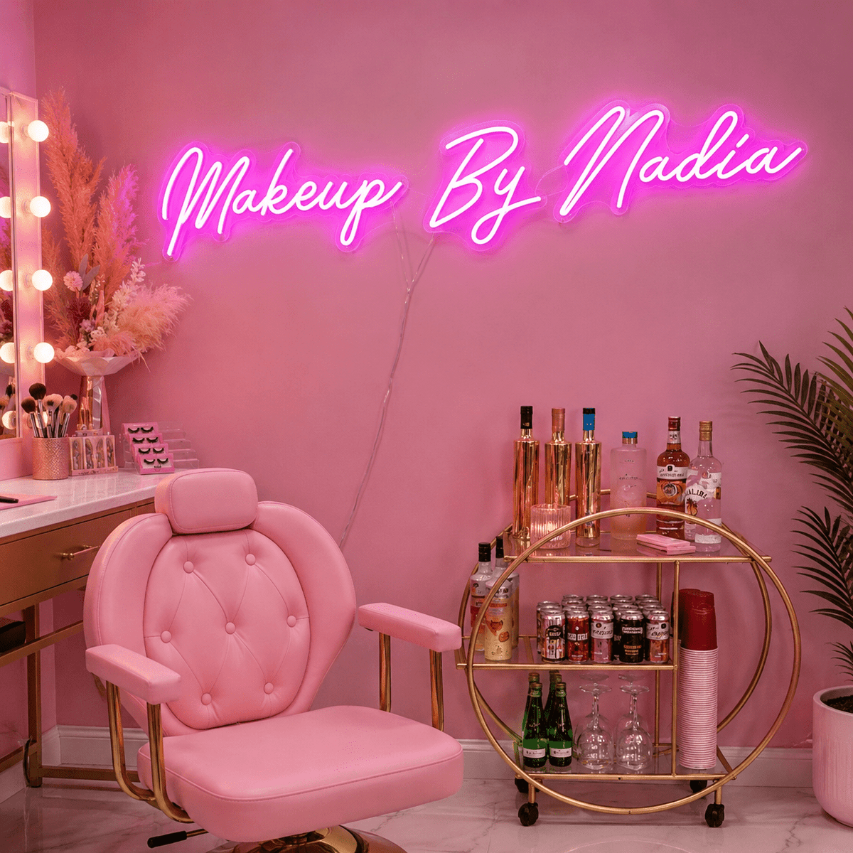 Makeup By Nadia LED Neon Sign Home Wall Art - Shineneon