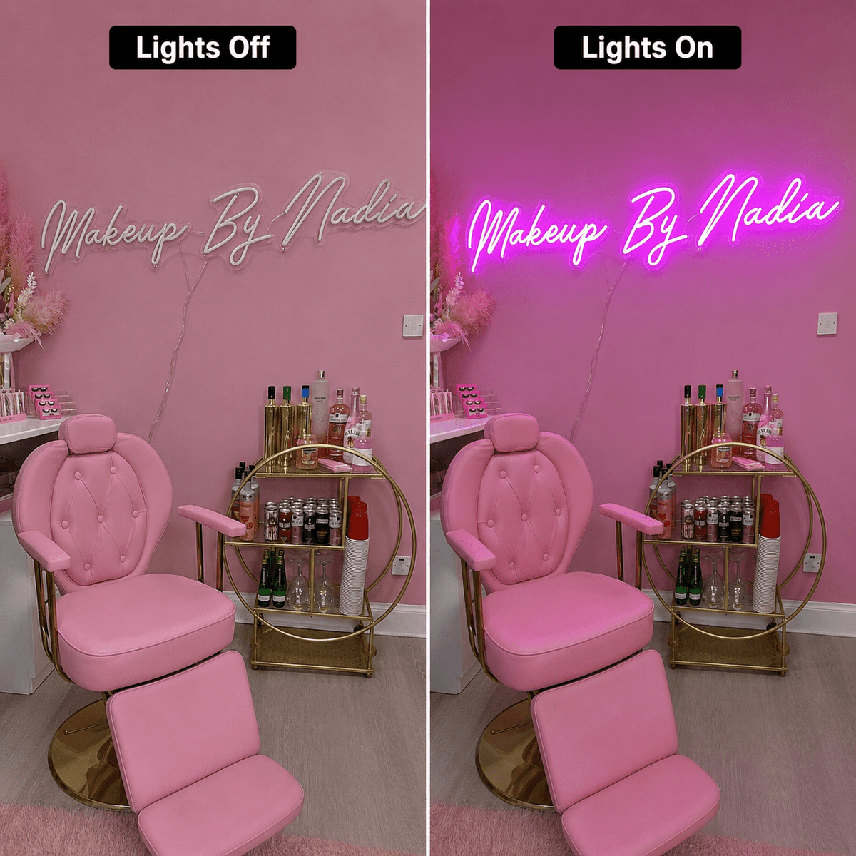 Makeup By Nadia LED Neon Sign Home Wall Art - Shineneon