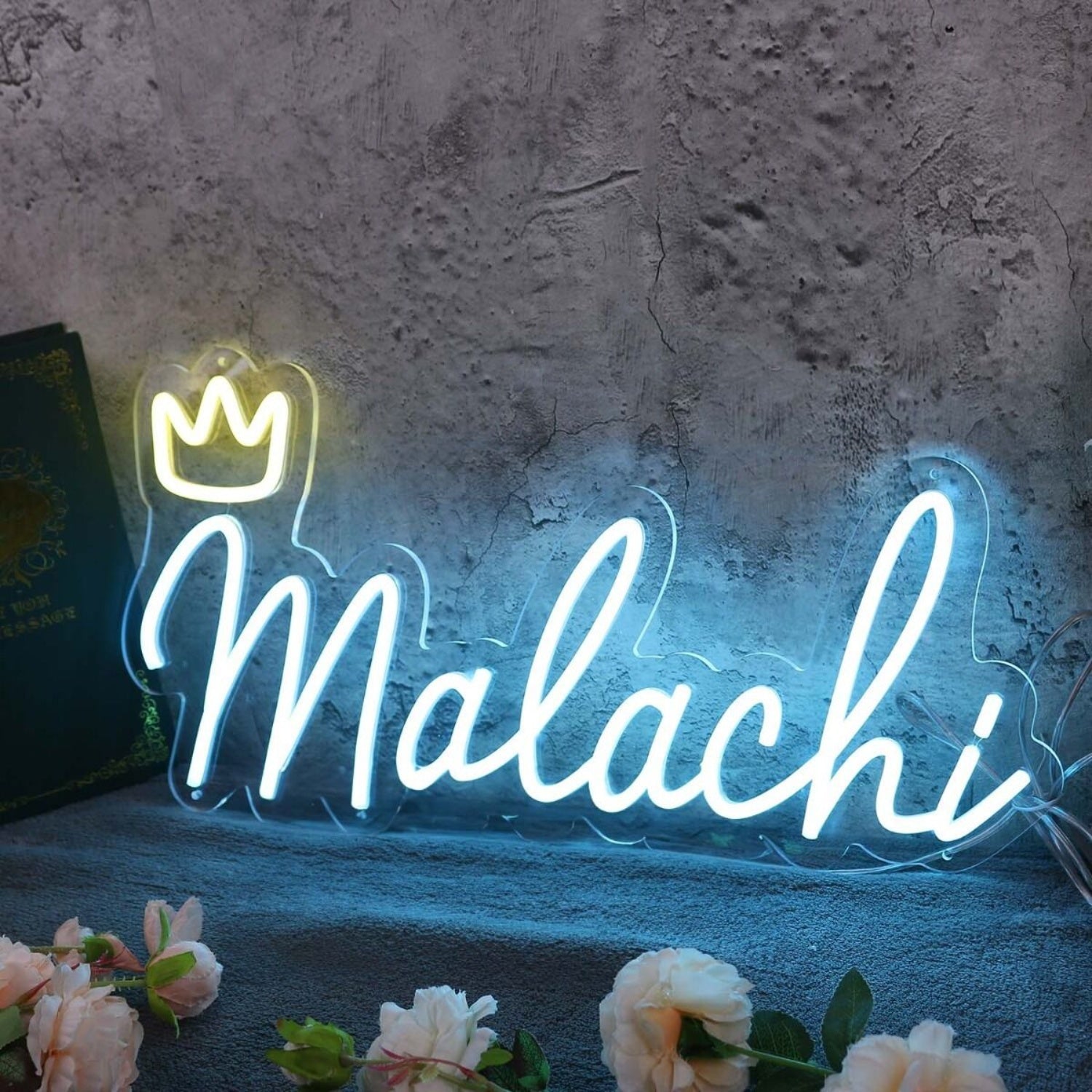 Malachi Blue Led Neon Sign - Shineneon