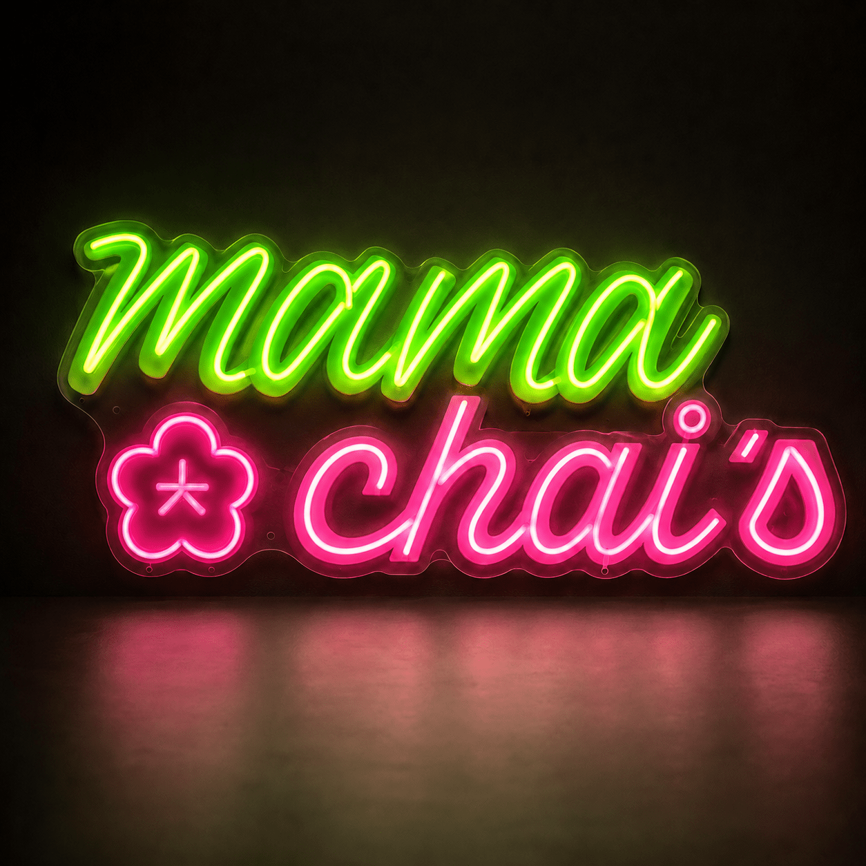 Mama Chai’s Custom Led Neon Sign with 60"W - Shineneon